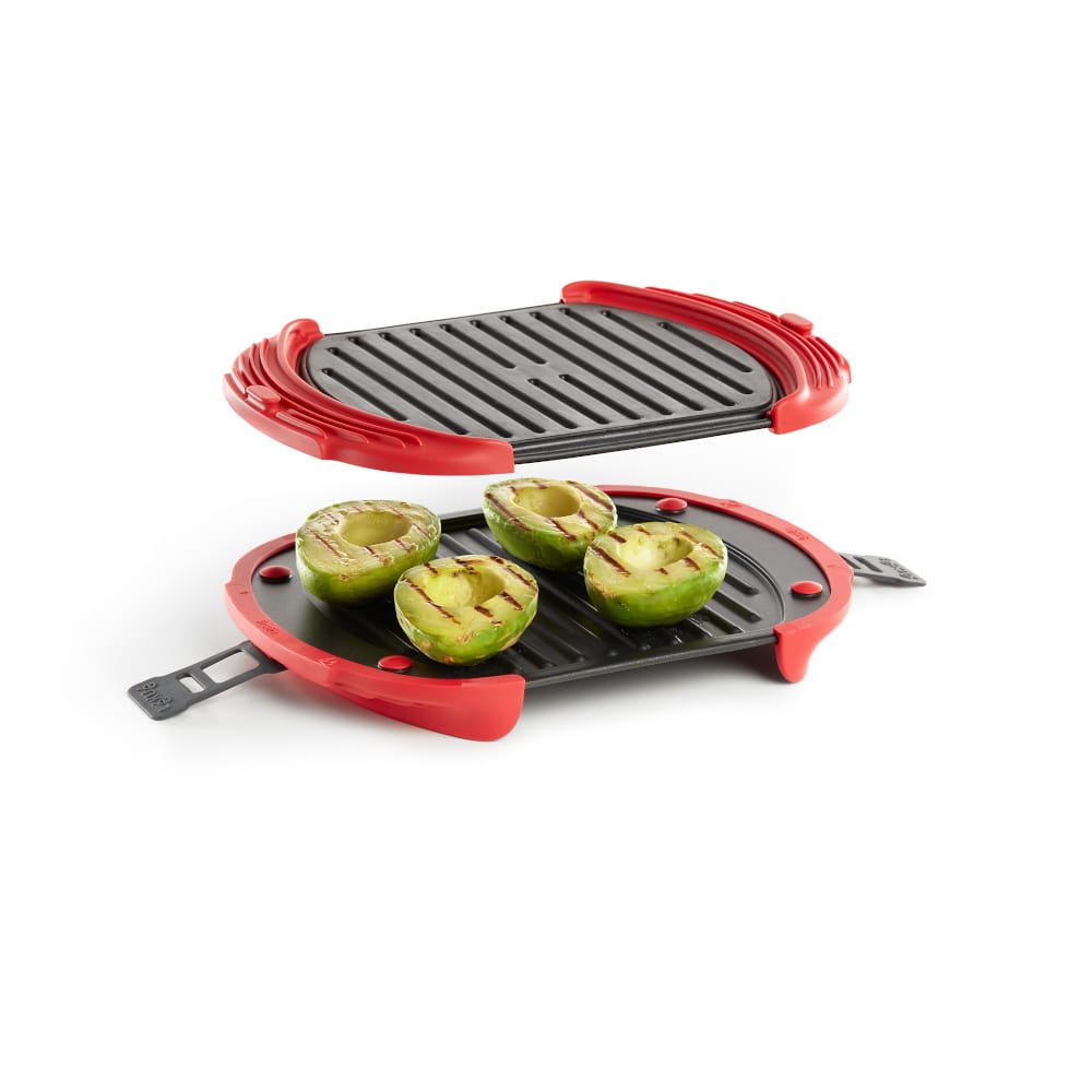 Grill para microondas con asas de silicona XL - L&eacute;ku&eacute;