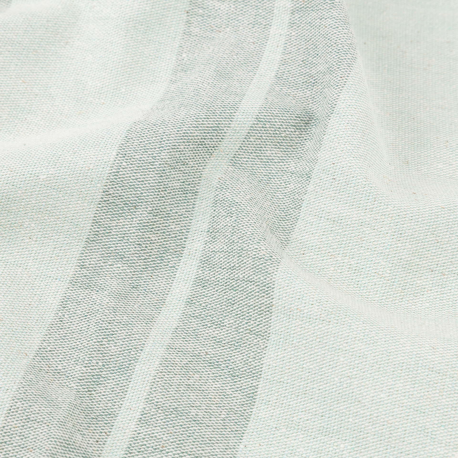 Servilleta de algod&oacute;n reciclado rayas verde 45x45cm