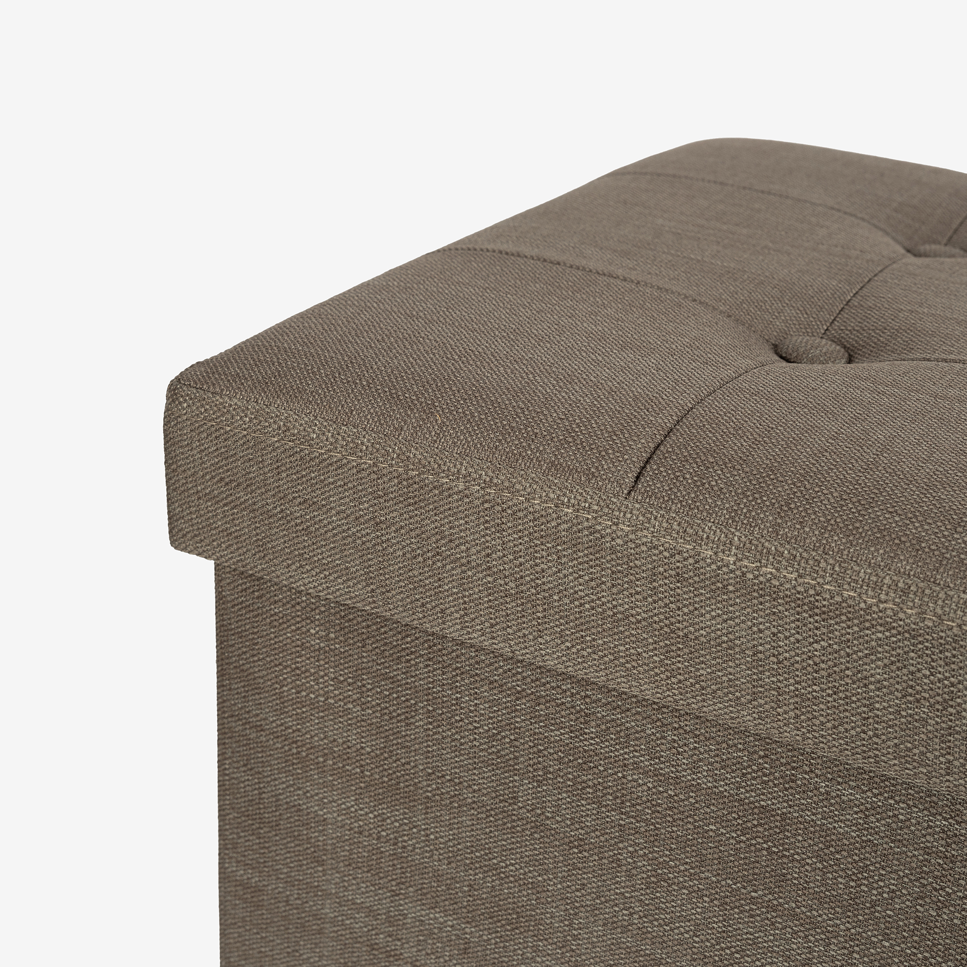 Taburete con almacenaje de madera DM Sander 76x38cm