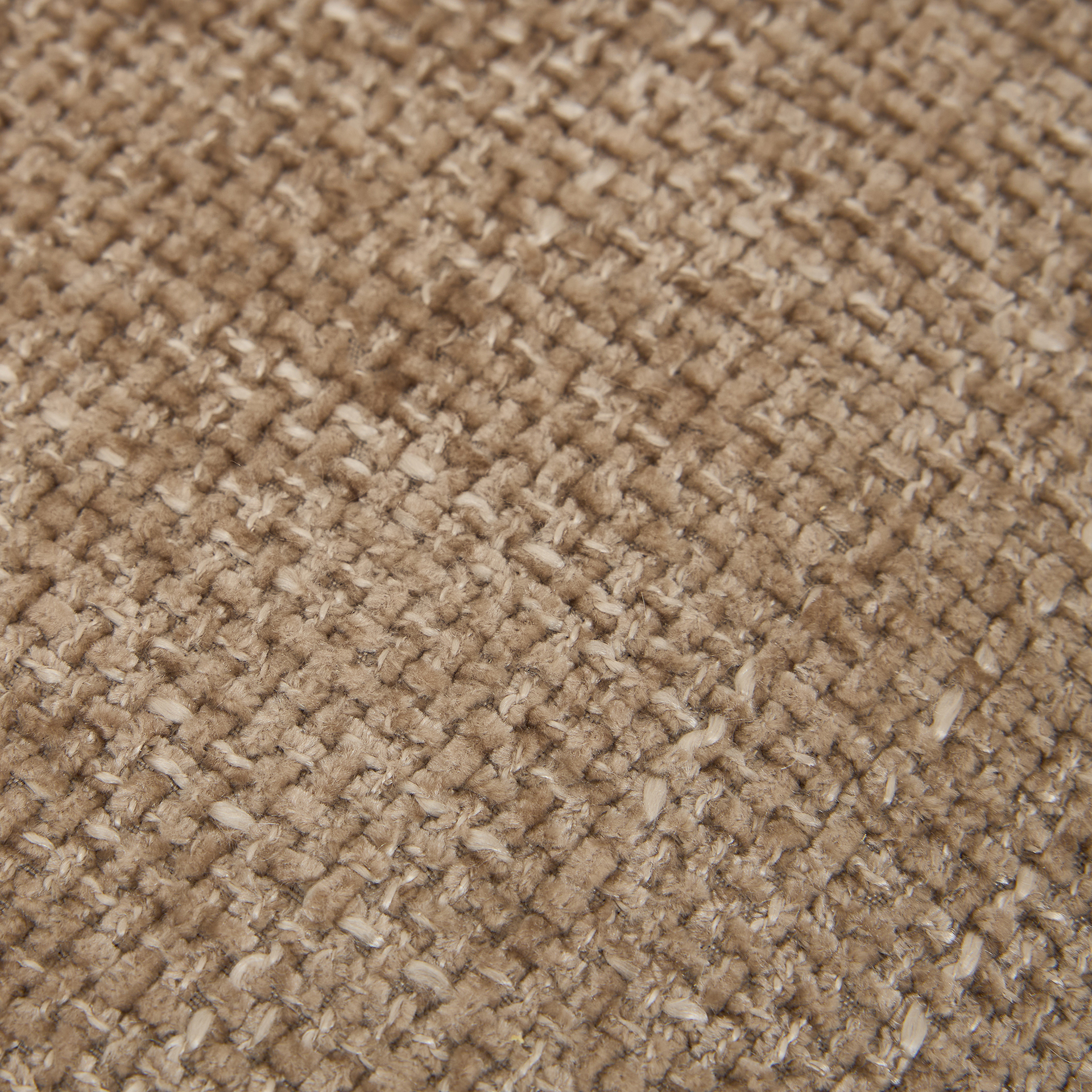 Butaca de algodón marrón Aicha 85x82x77cm Clau&Chloe