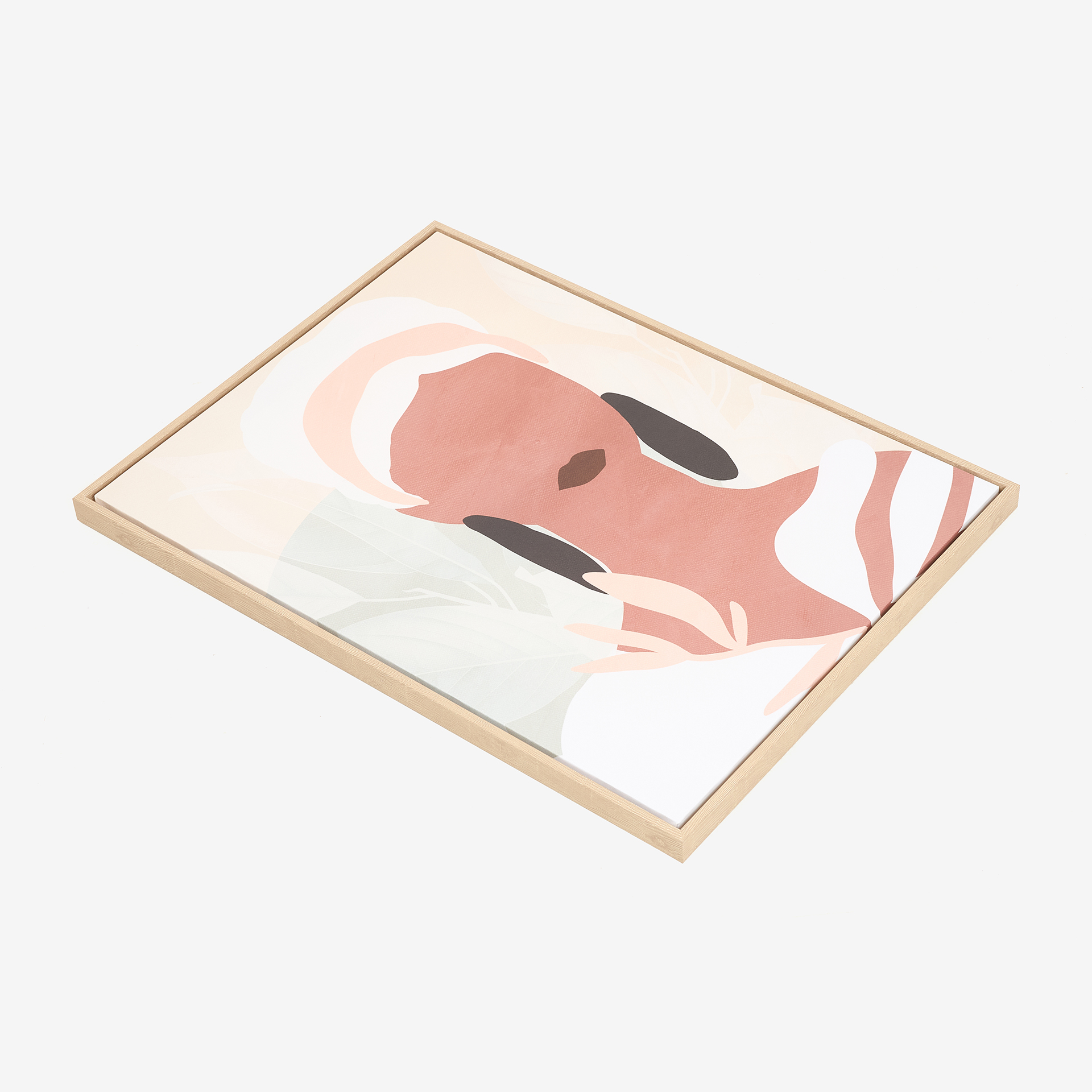 Cuadro con marco y cristal Jahzara 45x60cm