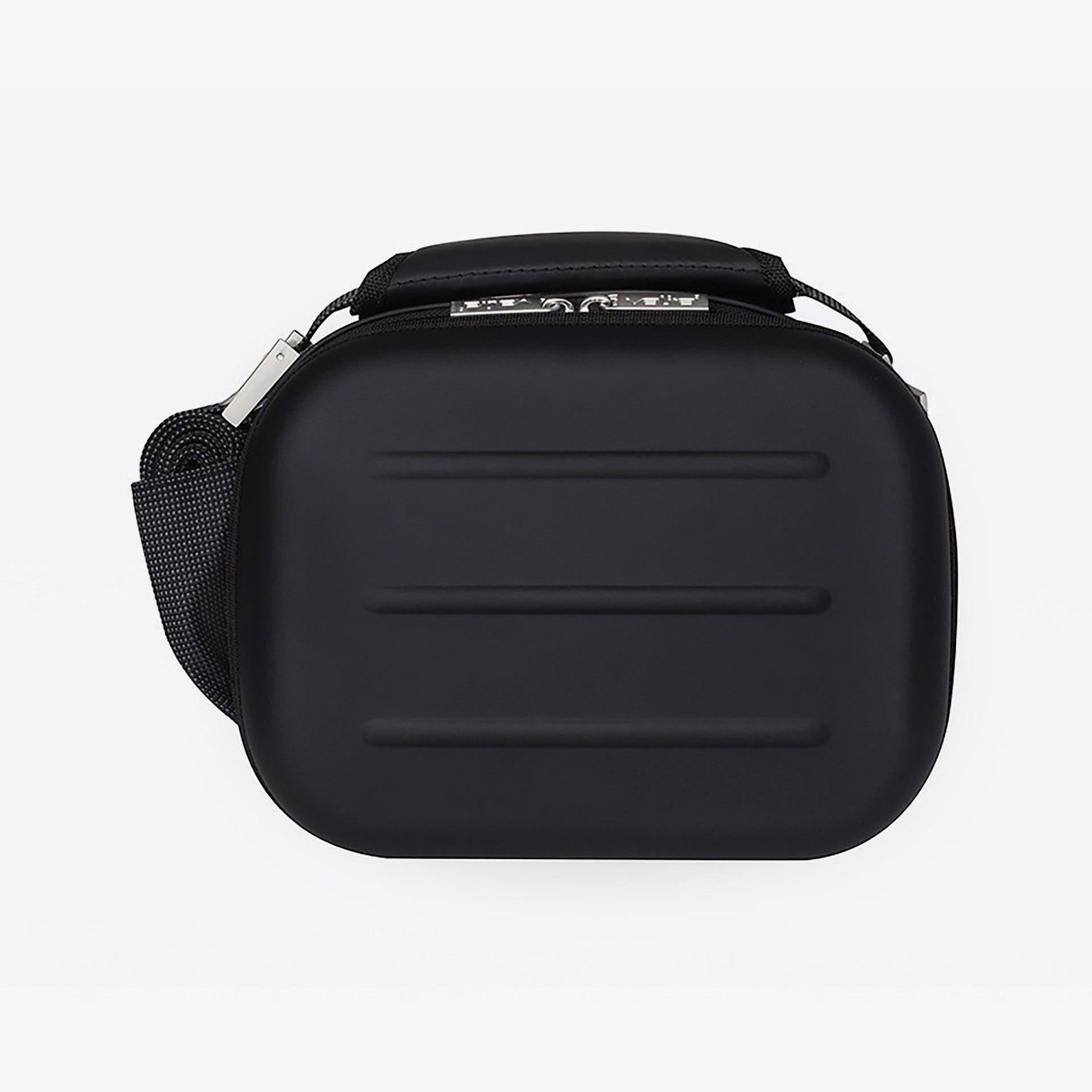 Bolsa lunch bag negra Sat&iacute;n mini