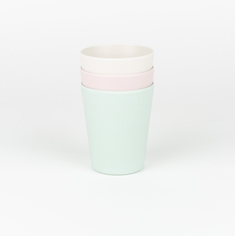 Vaso de fibra de bambú Marshall 35cl en varios colores