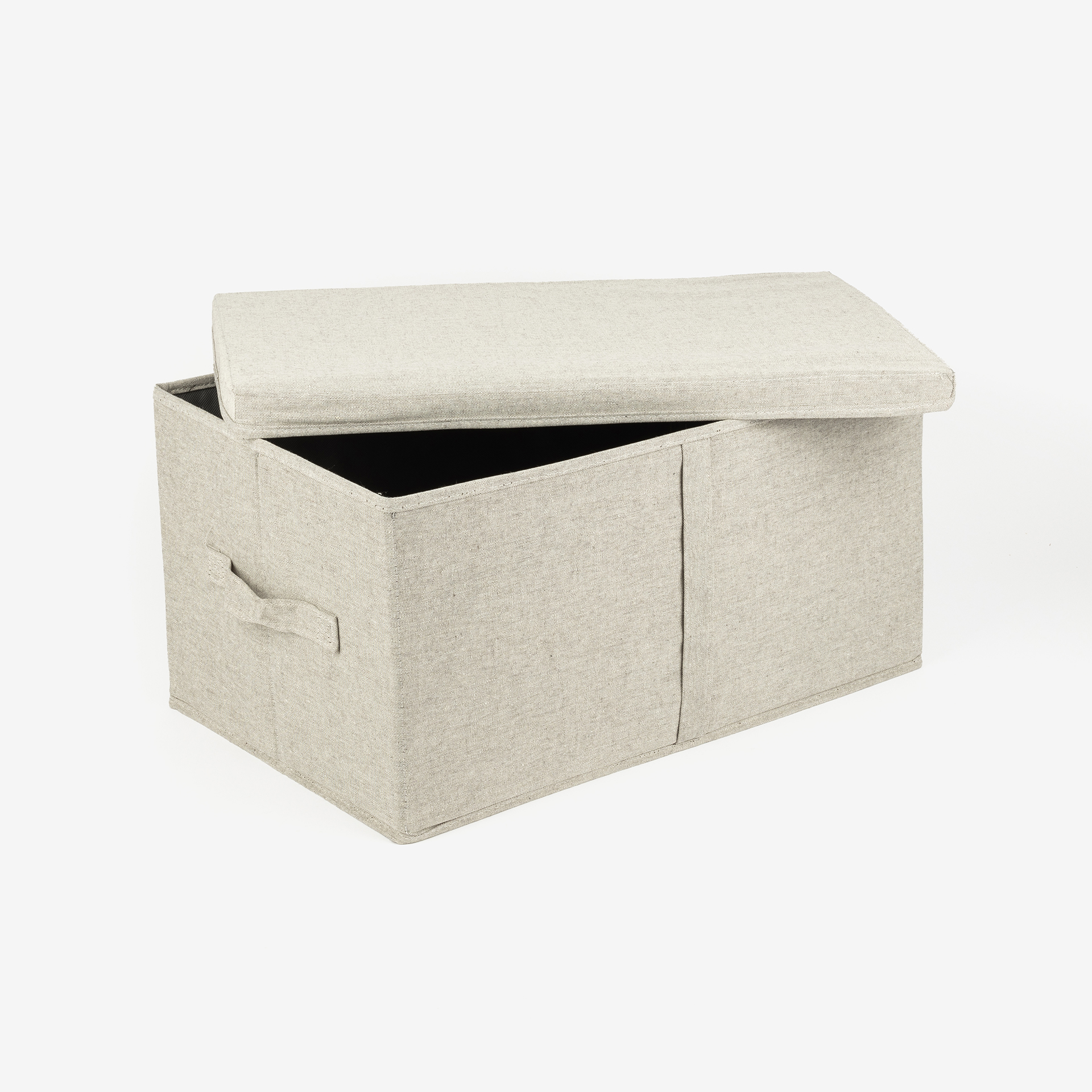Caja organizadora gris Sleek 50x31x25cm