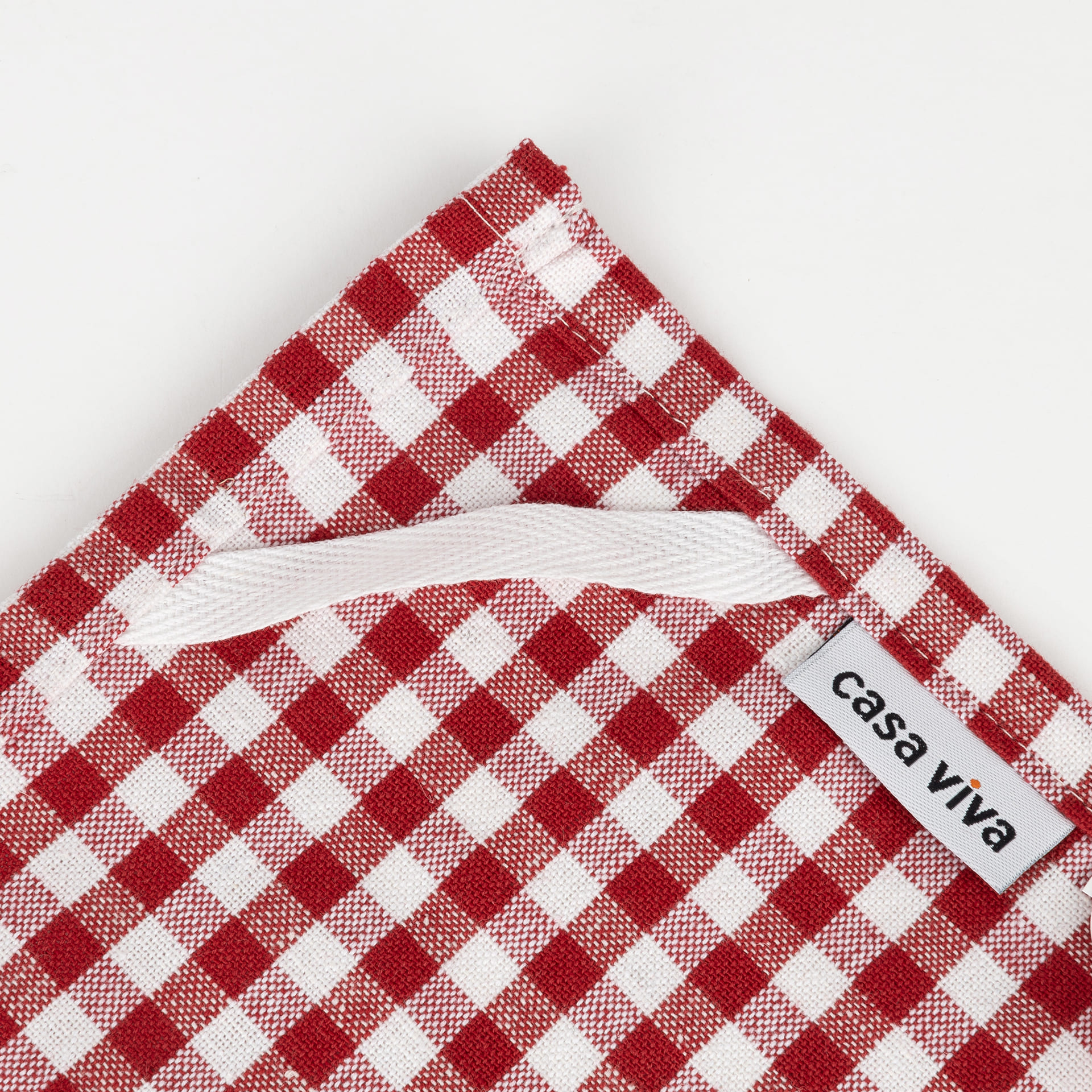 Set 2 pa&ntilde;os rayas rojas Bakou 50x70cm