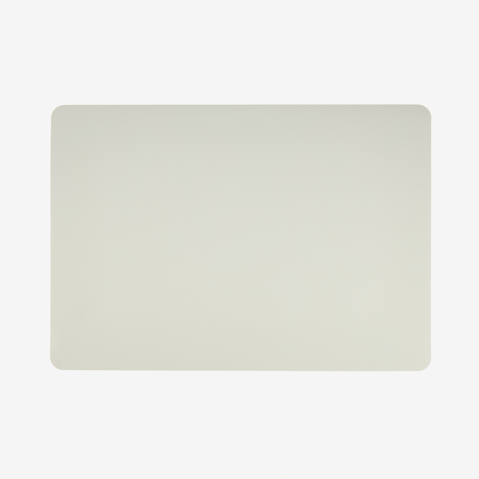 Mantel individual de polipiel gris 43x30cm