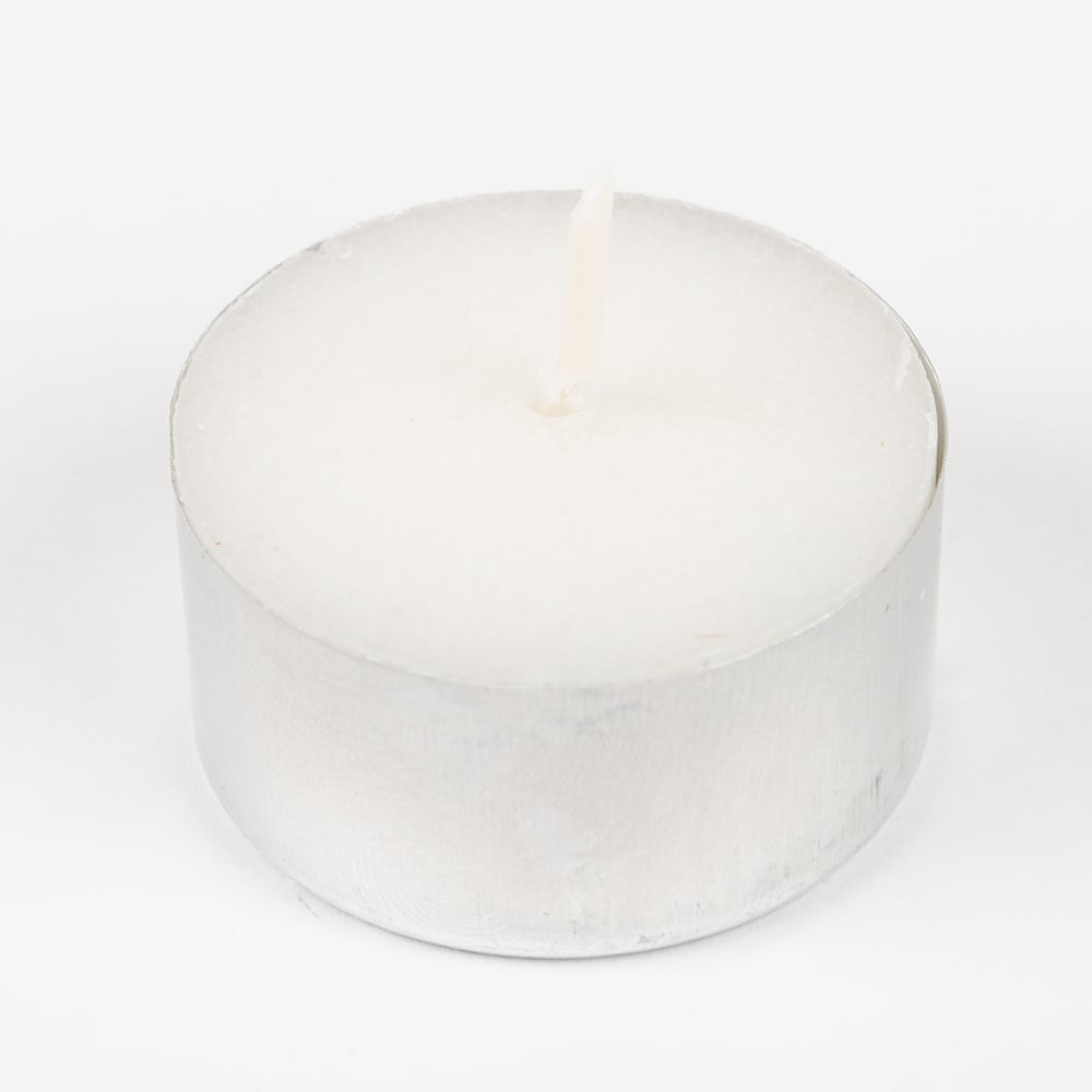 Set de 20 velas tea light blanca Lodi