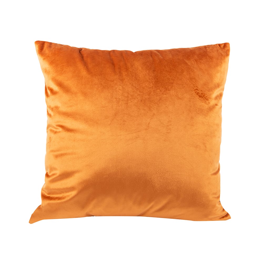 Funda de coj&iacute;n velvet ocre 45x45cm