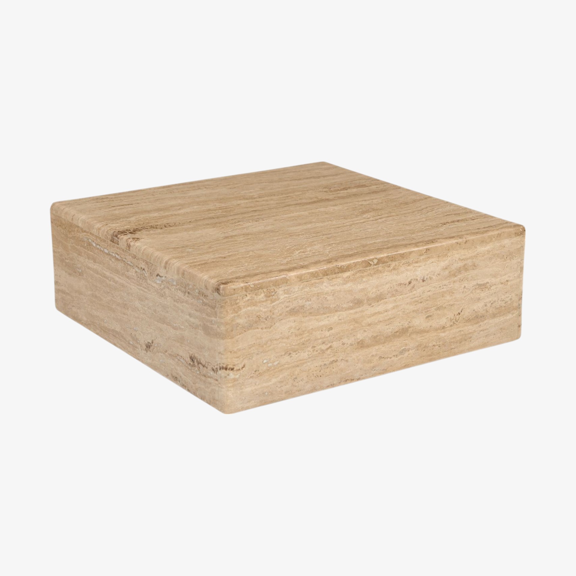 Mesa de centro de mármol Travertine 54x54x19cm Clau&Chloe