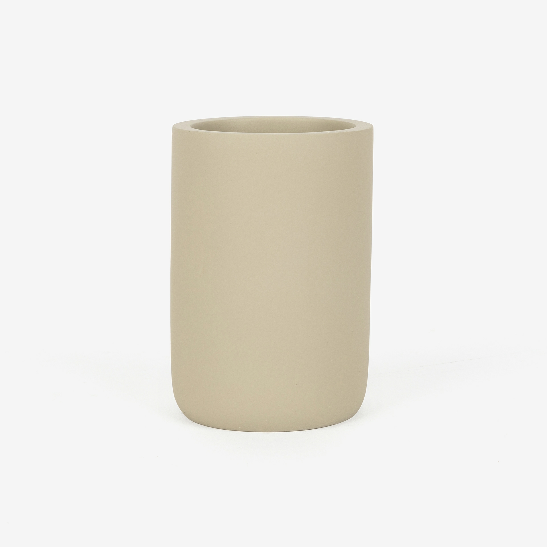 Vaso portacepillos gris Ceara &Oslash;7x1
