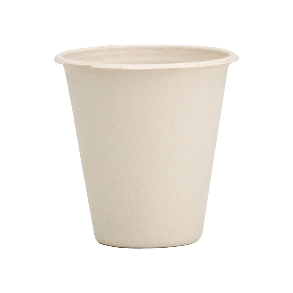 Conjunto de 10 vasos desechables de trigo &Oslash;20cl