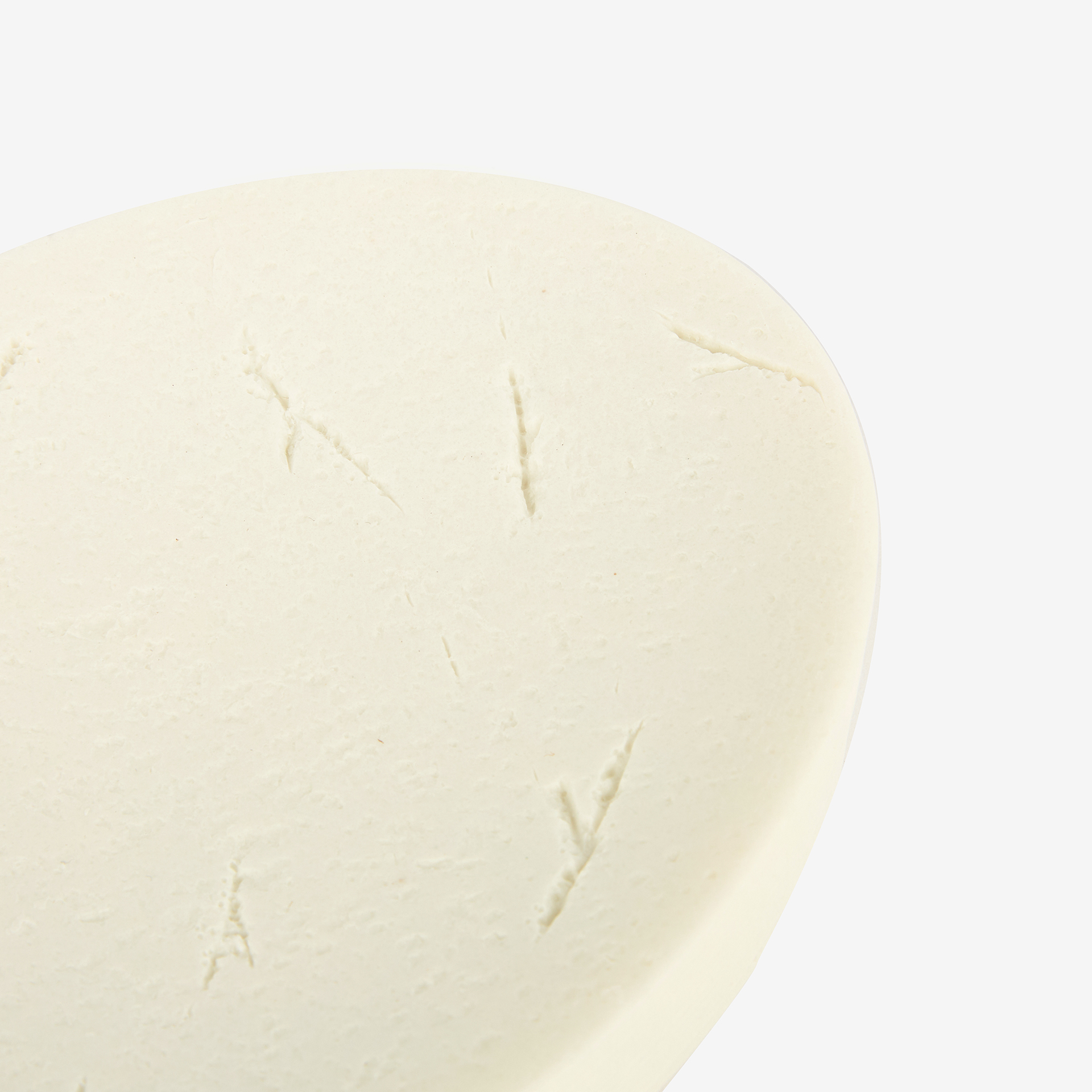 Jabonera de resina efecto piedra Apolo 13x10cm