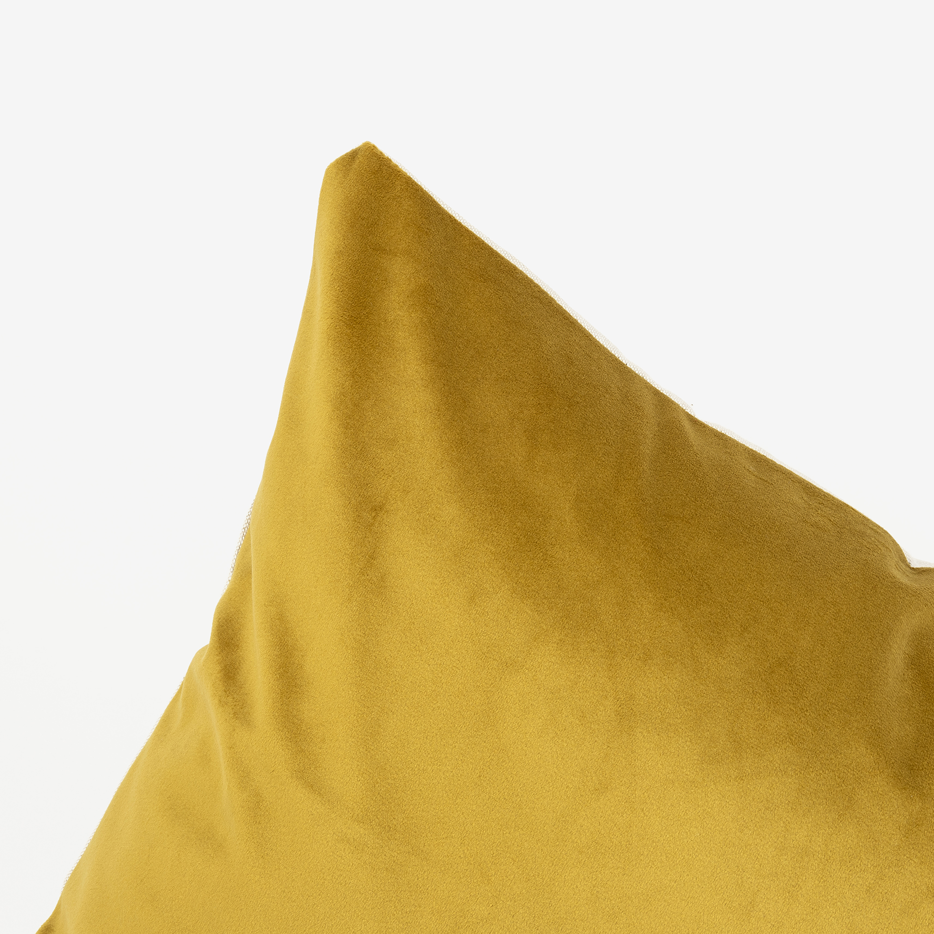 Funda de coj&iacute;n de terciopelo verde oliva 30x45cm