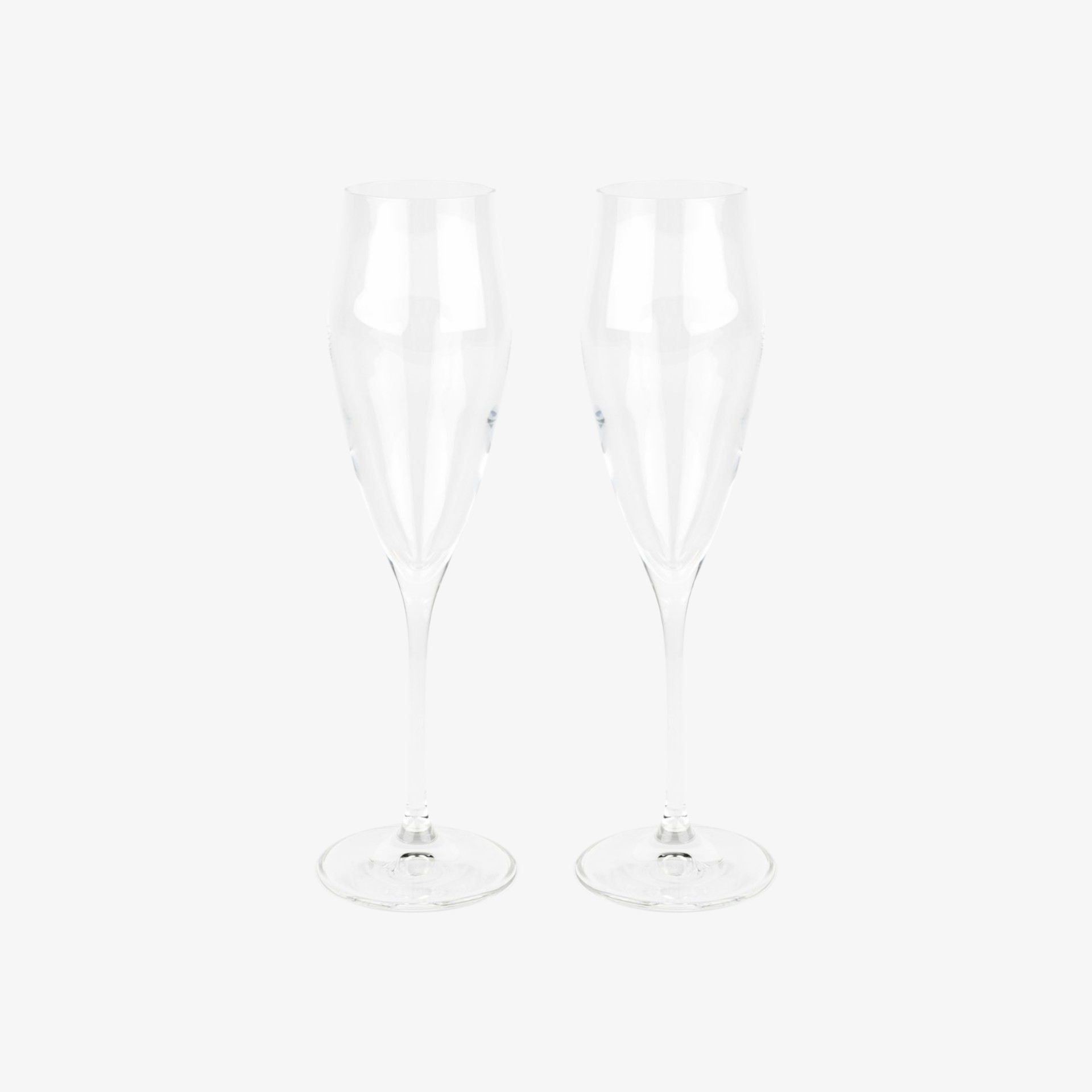 Set de 2 copas de cava de cristal Midas 18cl - Bergner