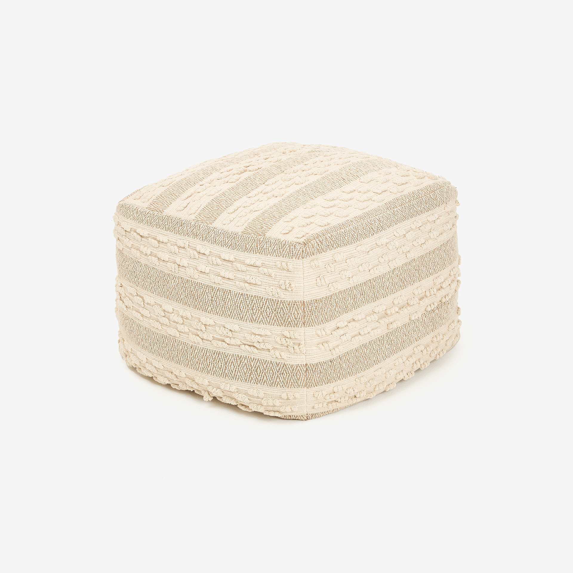 Puf beige Vatico 45x45x35cm