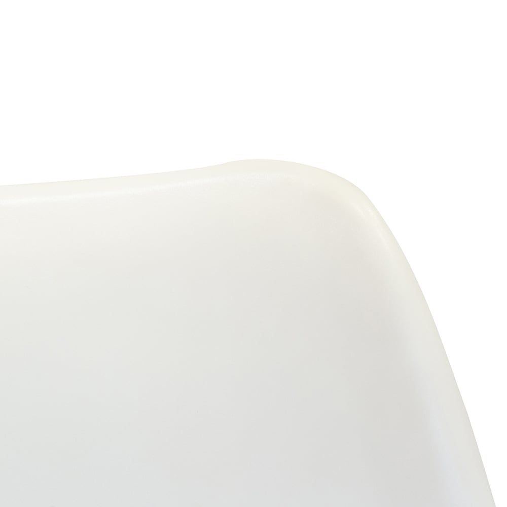 Silla de oficina blanca Tulip 48x55x82cm