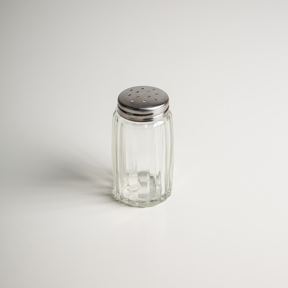 Salero/pimentero de mesa de cristal - Ibili