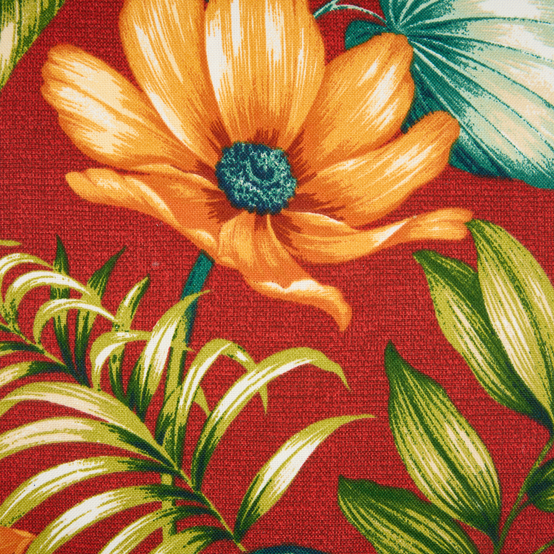 Cojín de exterior grana Tropical 43x43cm