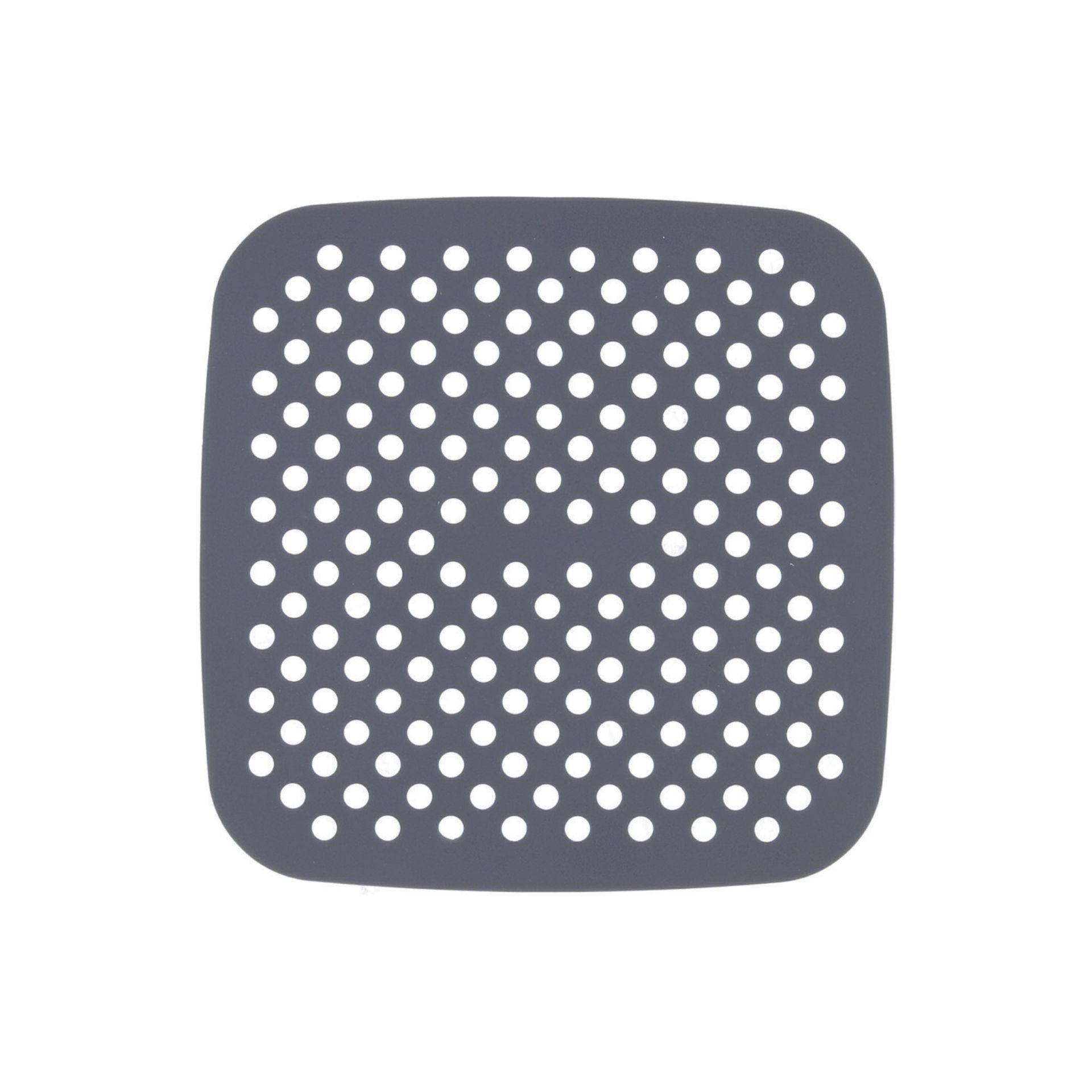 Almohadilla freidora de silicona gris 18x18cm
