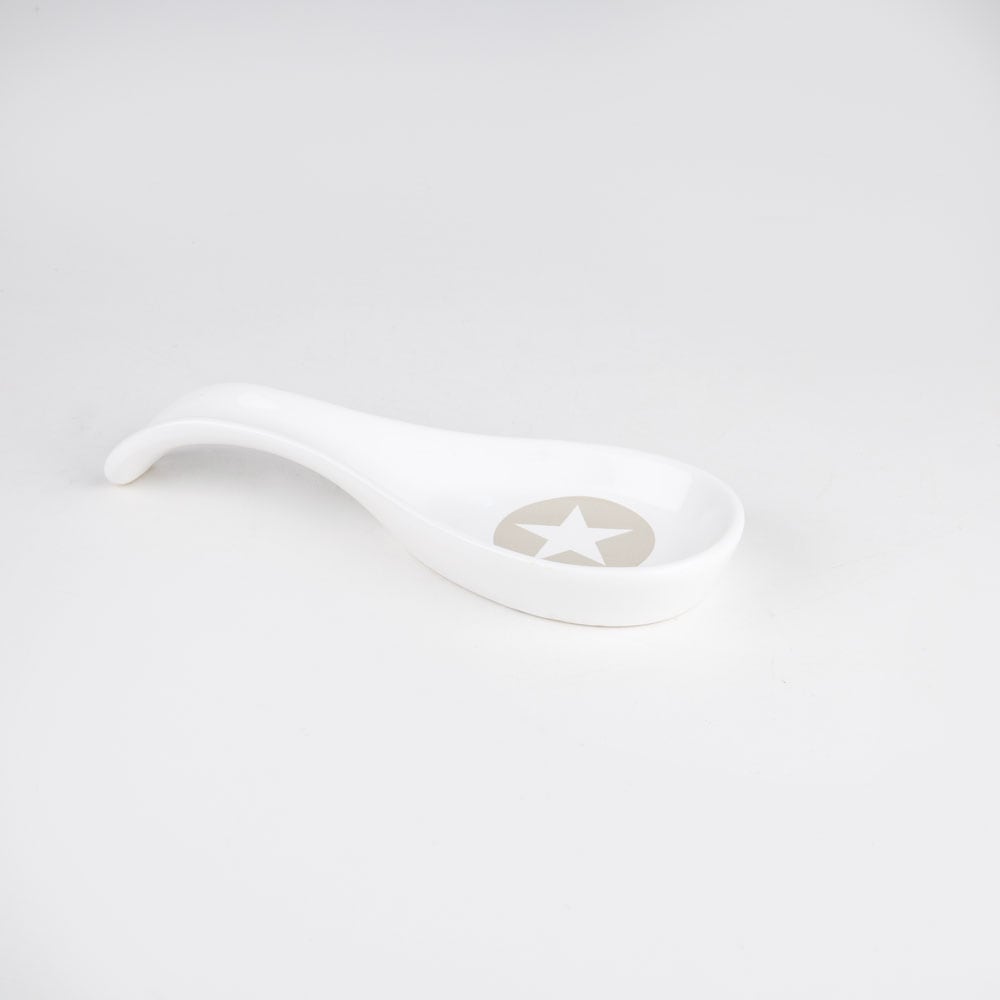 Reposacucharas de cer&aacute;mica Star 23cm