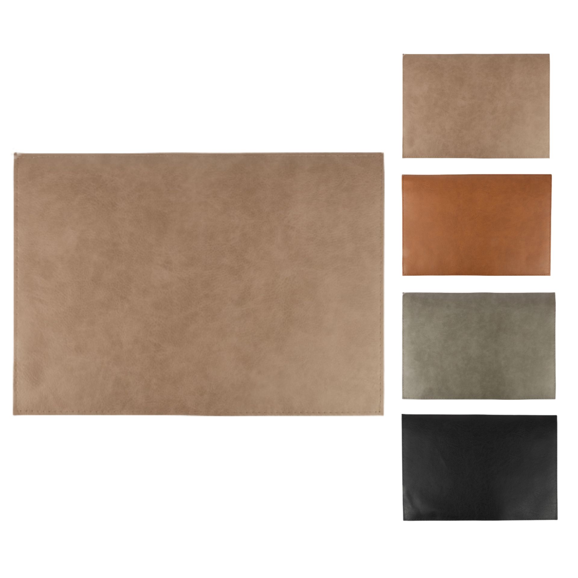 Mantel individual con efecto piel 30x43cm en varios colores