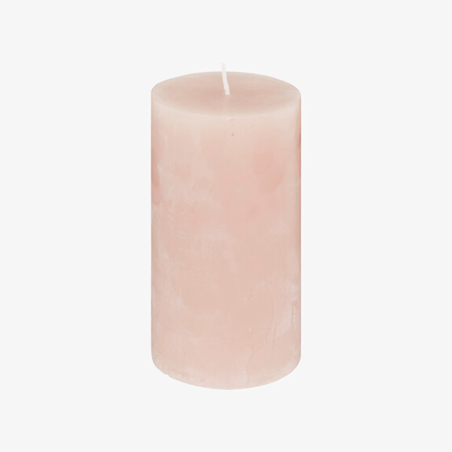 Vela decorativa pilar rosa claro &Oslash;7x13cm