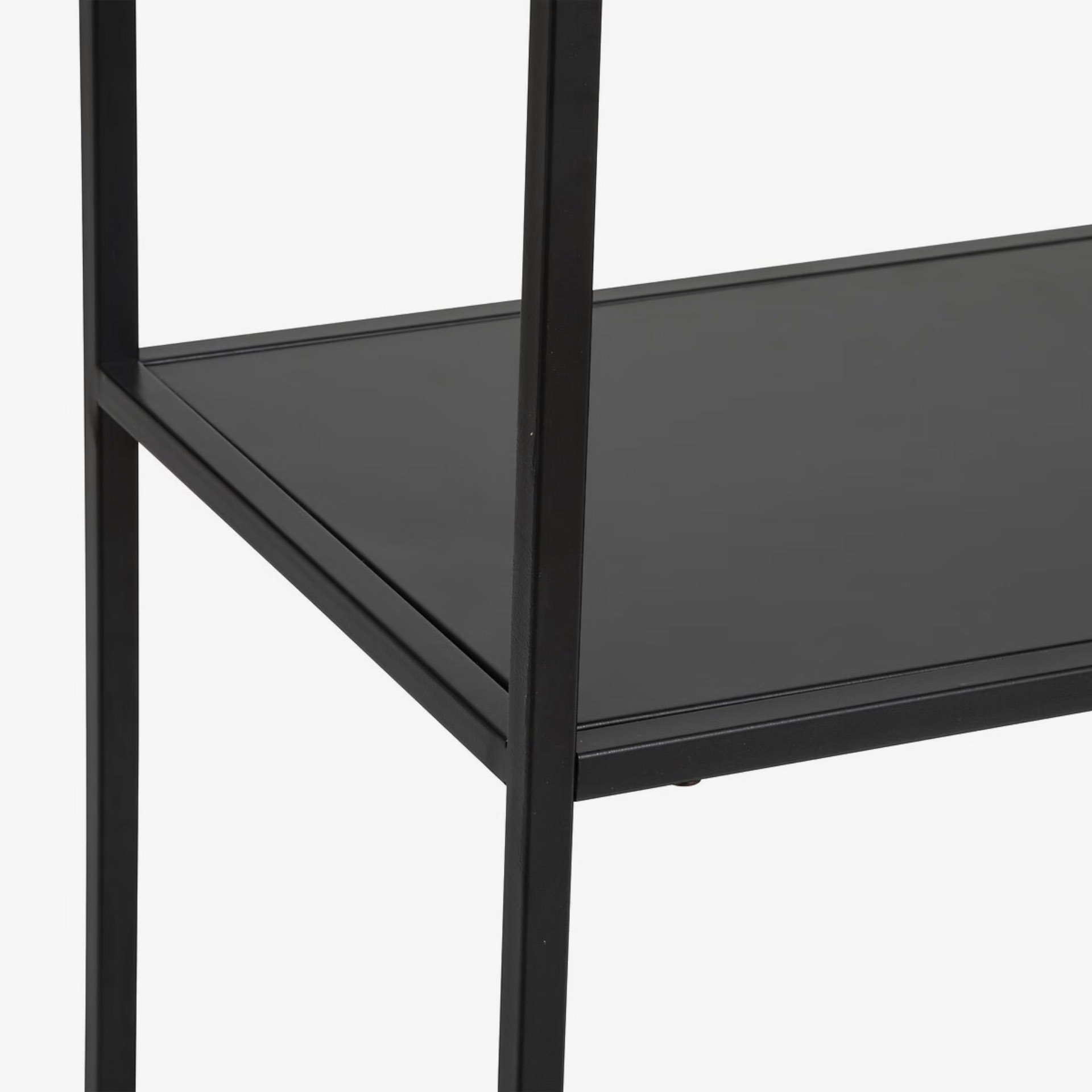 Estanter&iacute;a de 6 niveles negra de metal Ceyra 180cm 