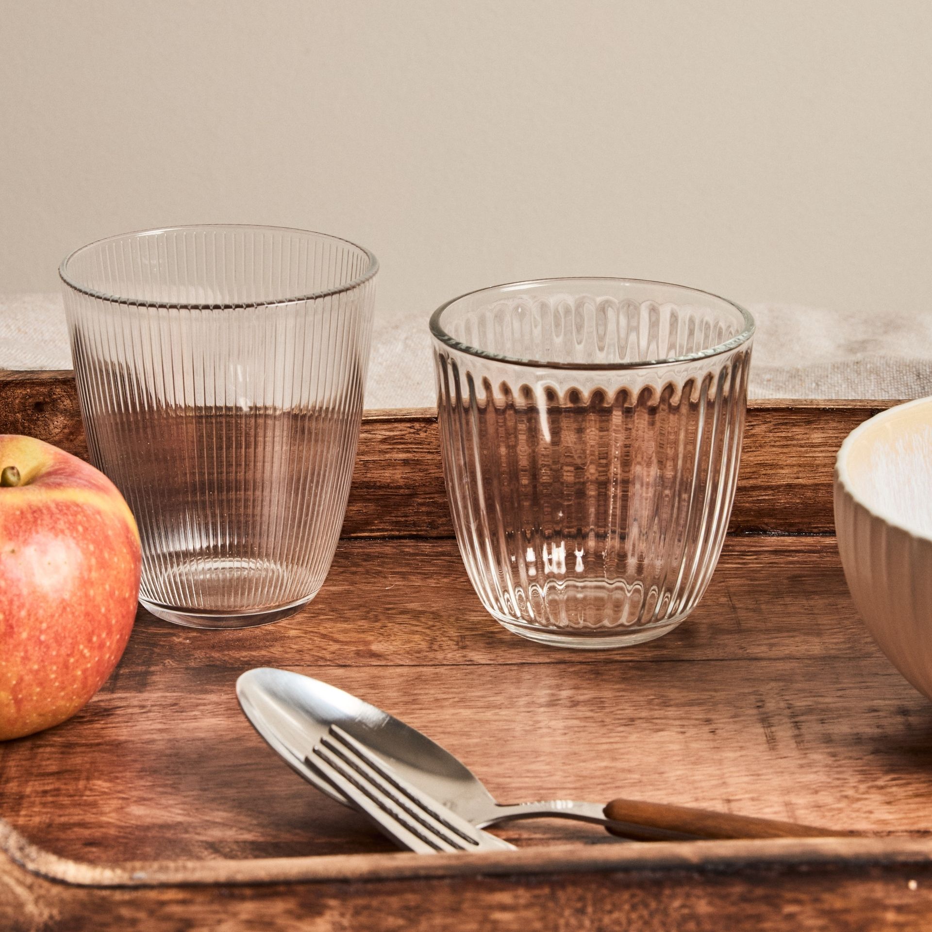 Vaso de cristal transparente Line 29cl