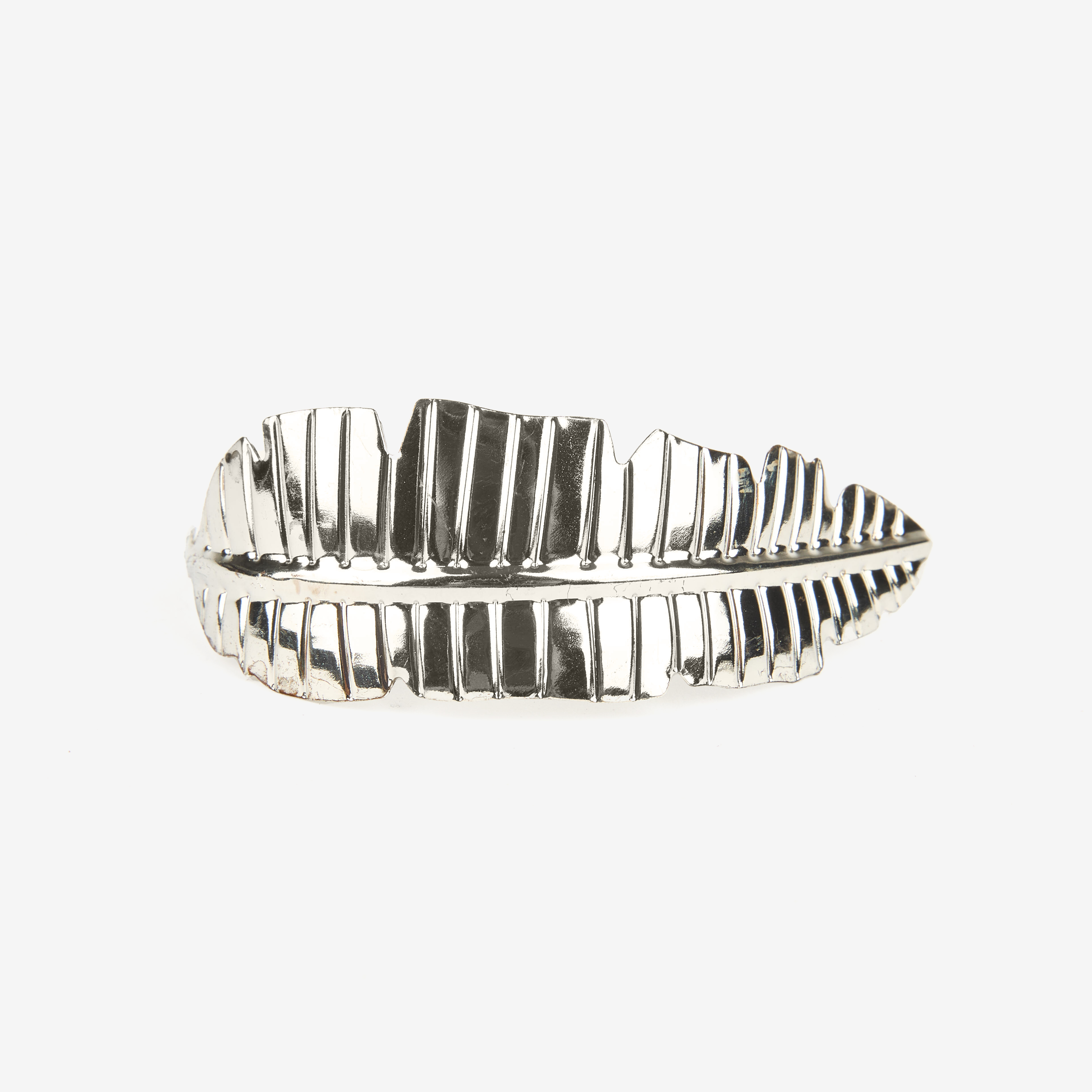 Set de 4 servilleteros de metal plateados