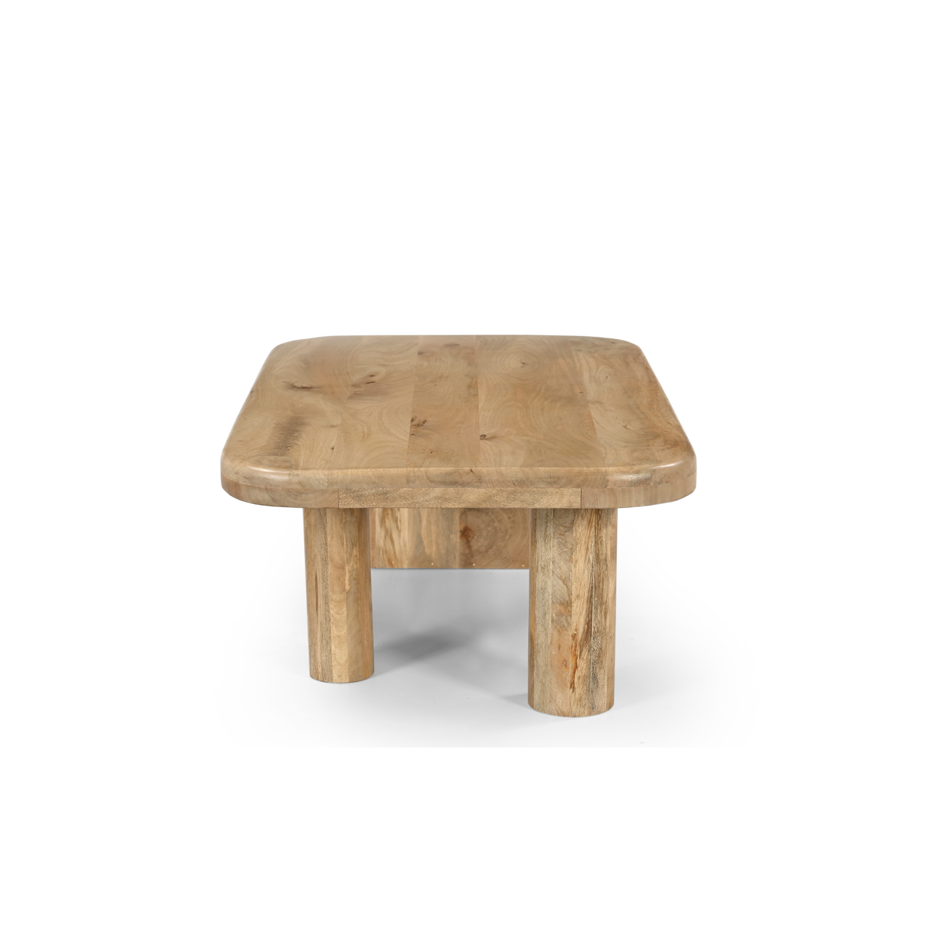 Mesa de centro de madera de mango Barlet 120x70x40cm Clau&Chloe