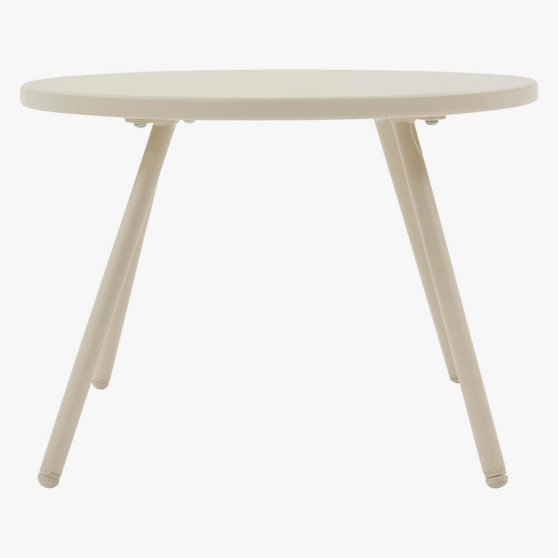 Conjunto de jard&iacute;n para 2 personas de acero crema Paolux