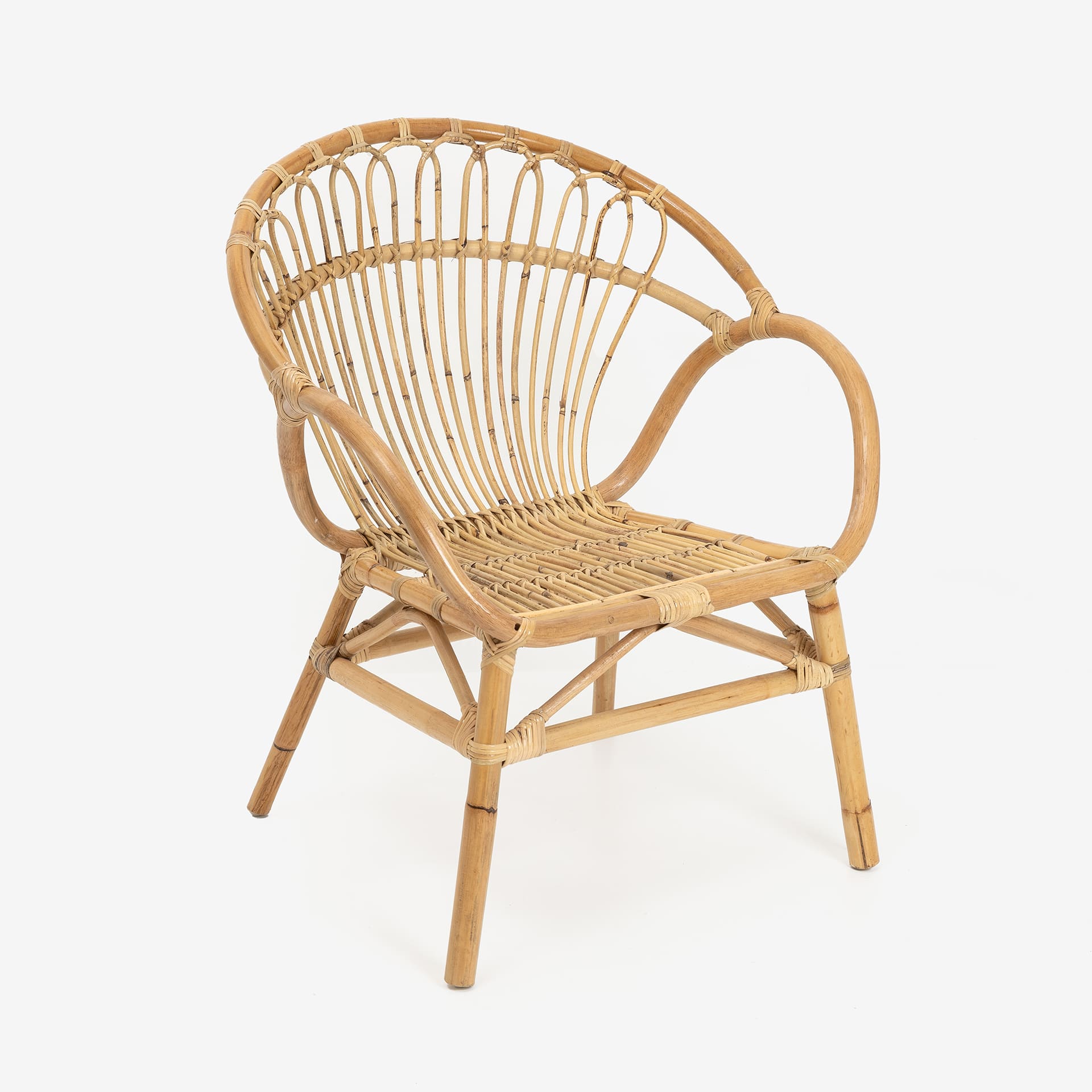Butaca de mimbre Indie 69x64,5x87cm