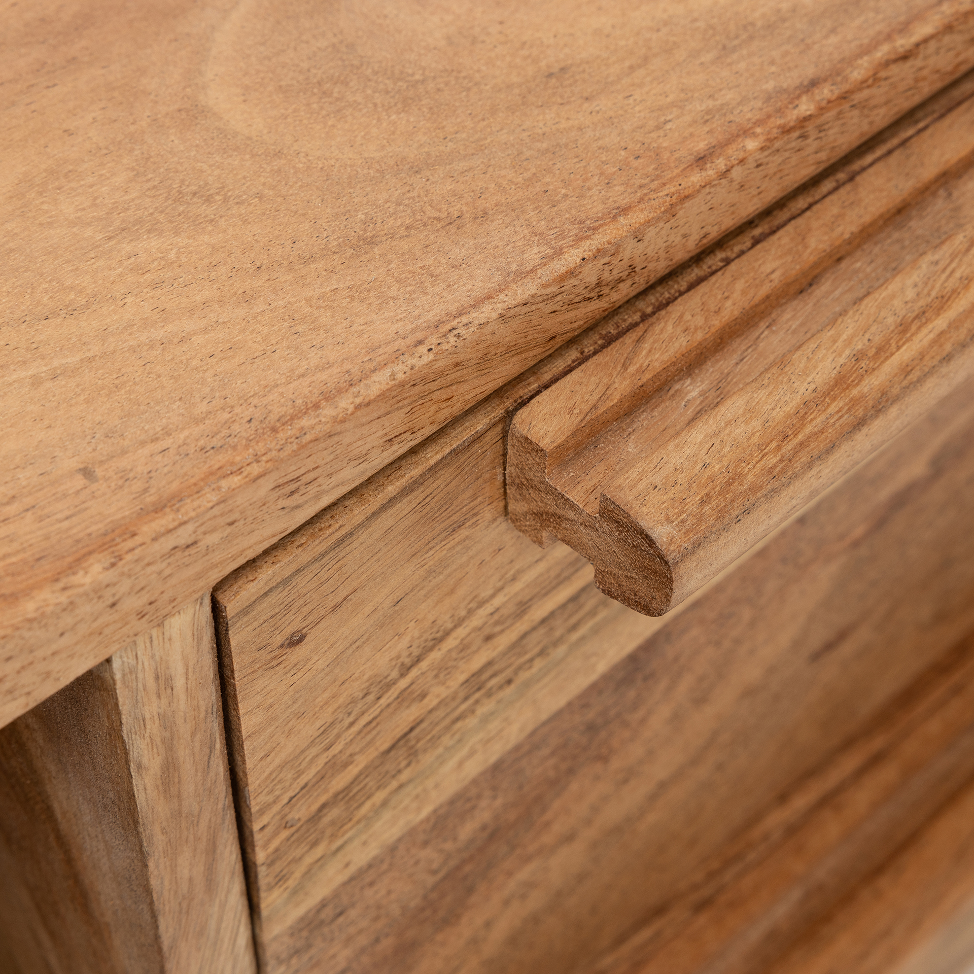 Mueble de TV de madera de acacia Attic 160x40x55cm Clau&Chloe