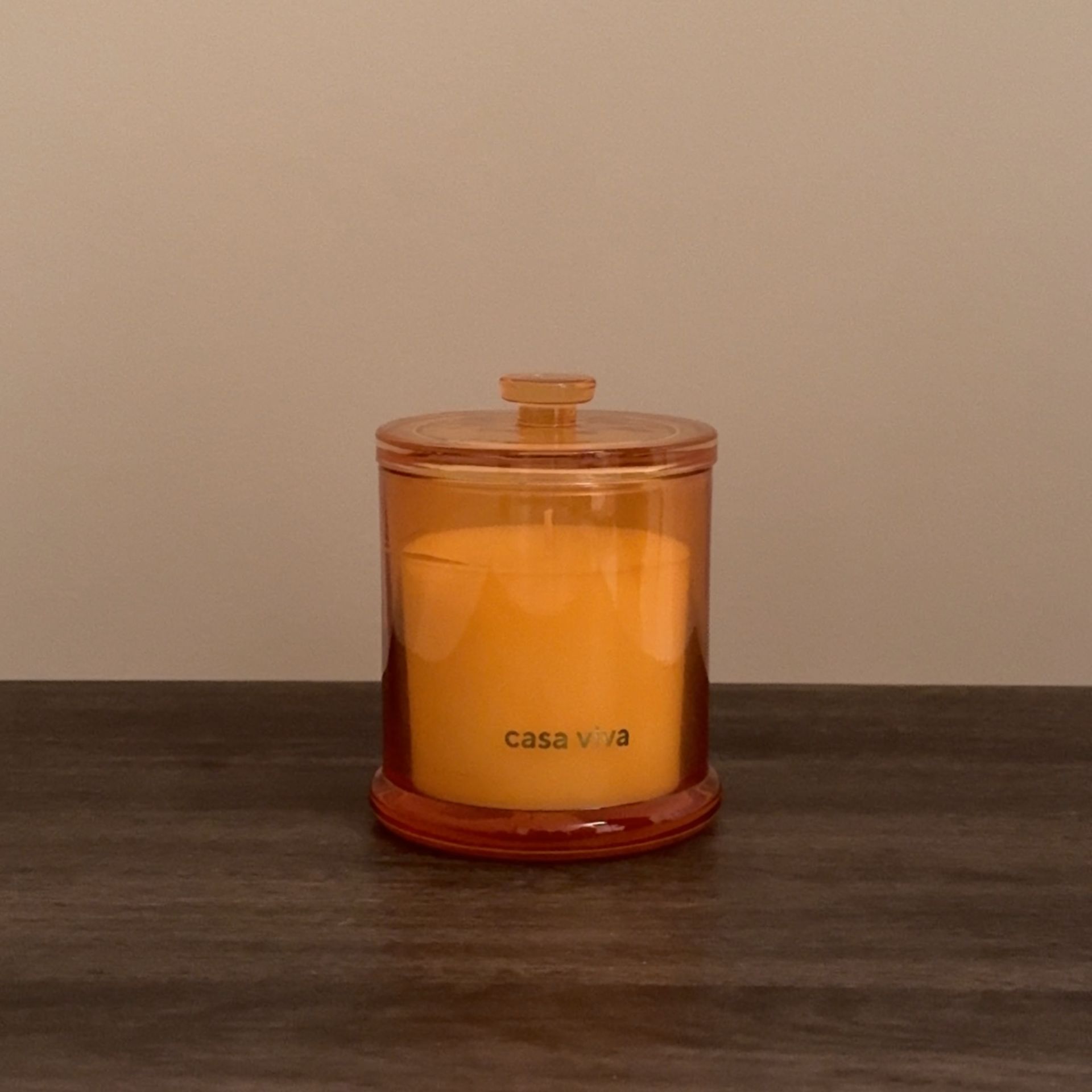 Vela aromática en vaso de cristal Golden vanilla Durcal Ø10x13cm