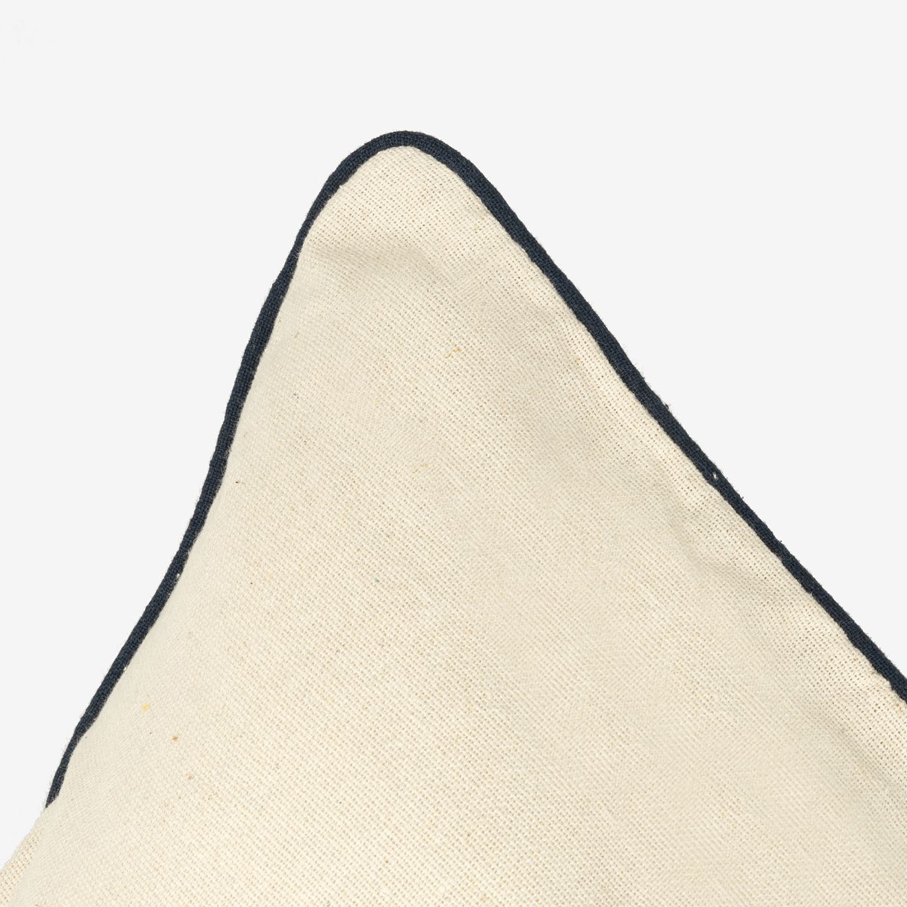 Funda de cojín de algodón con rayas azules Niza 60x60cm