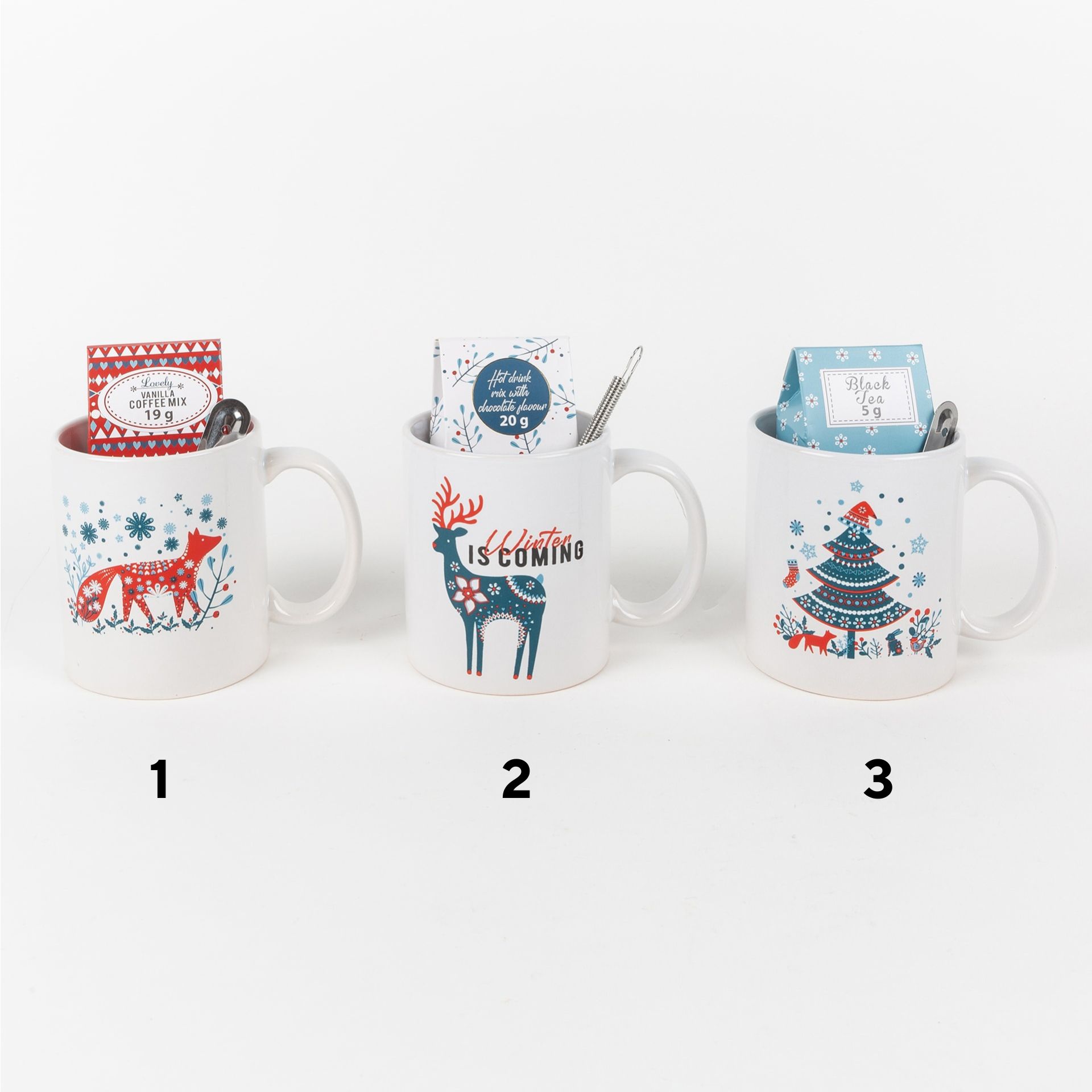 Taza de porcelana Navidad en varios modelos