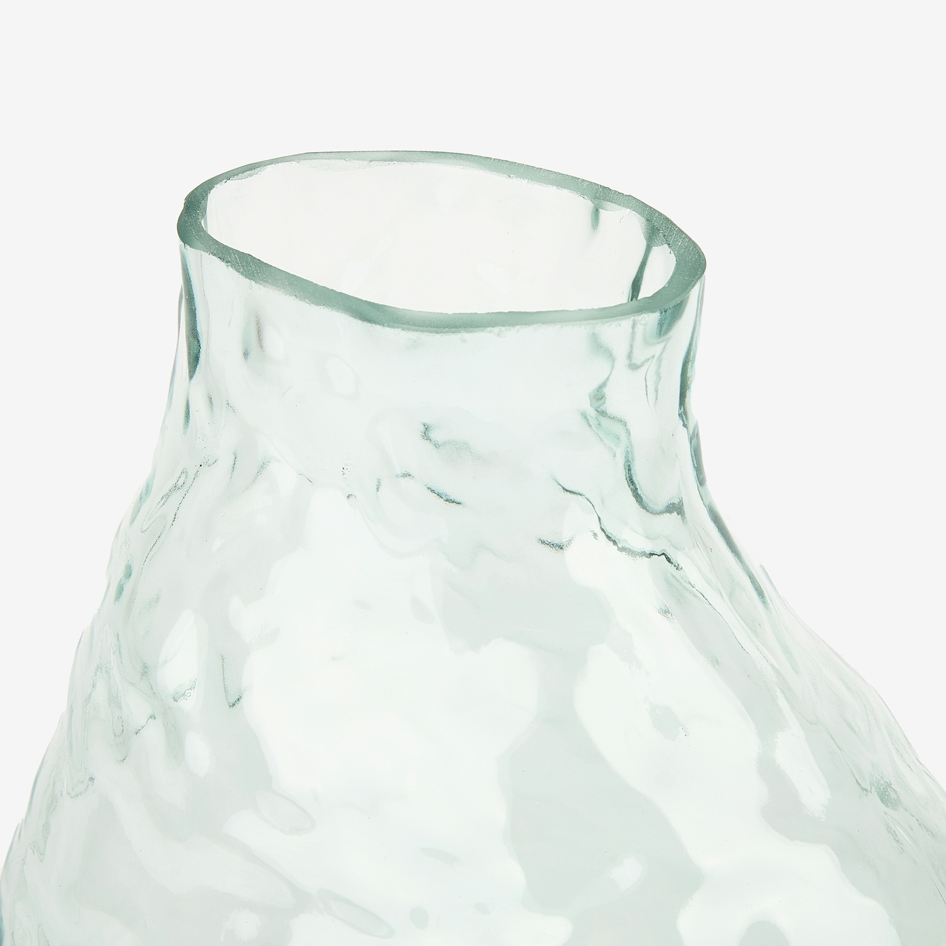 Jarr&oacute;n de cristal transparente Biras 21x15x23cm