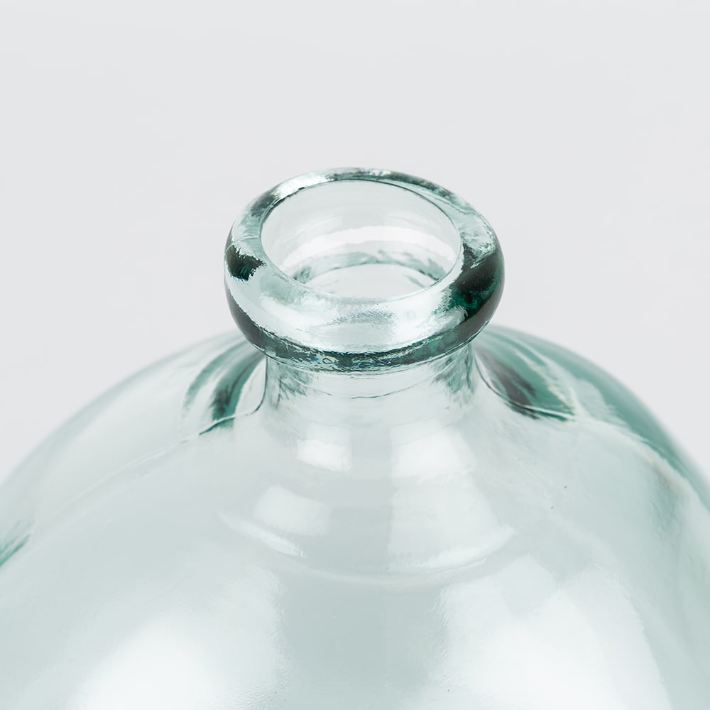 Jarrón de vidrio reciclado Eris Ø20x23cm