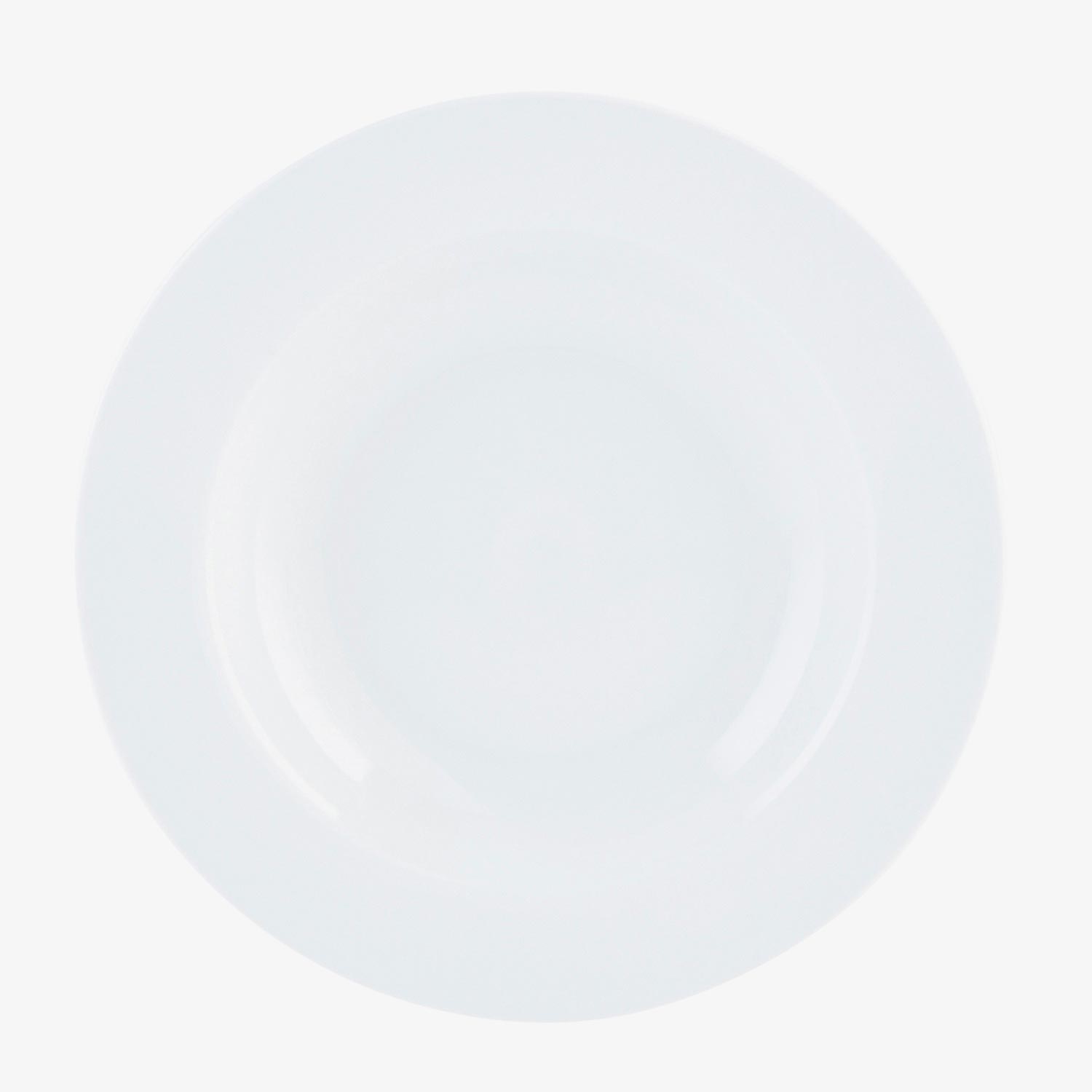 Plato hondo de porcelana Basic &Oslash;21,5