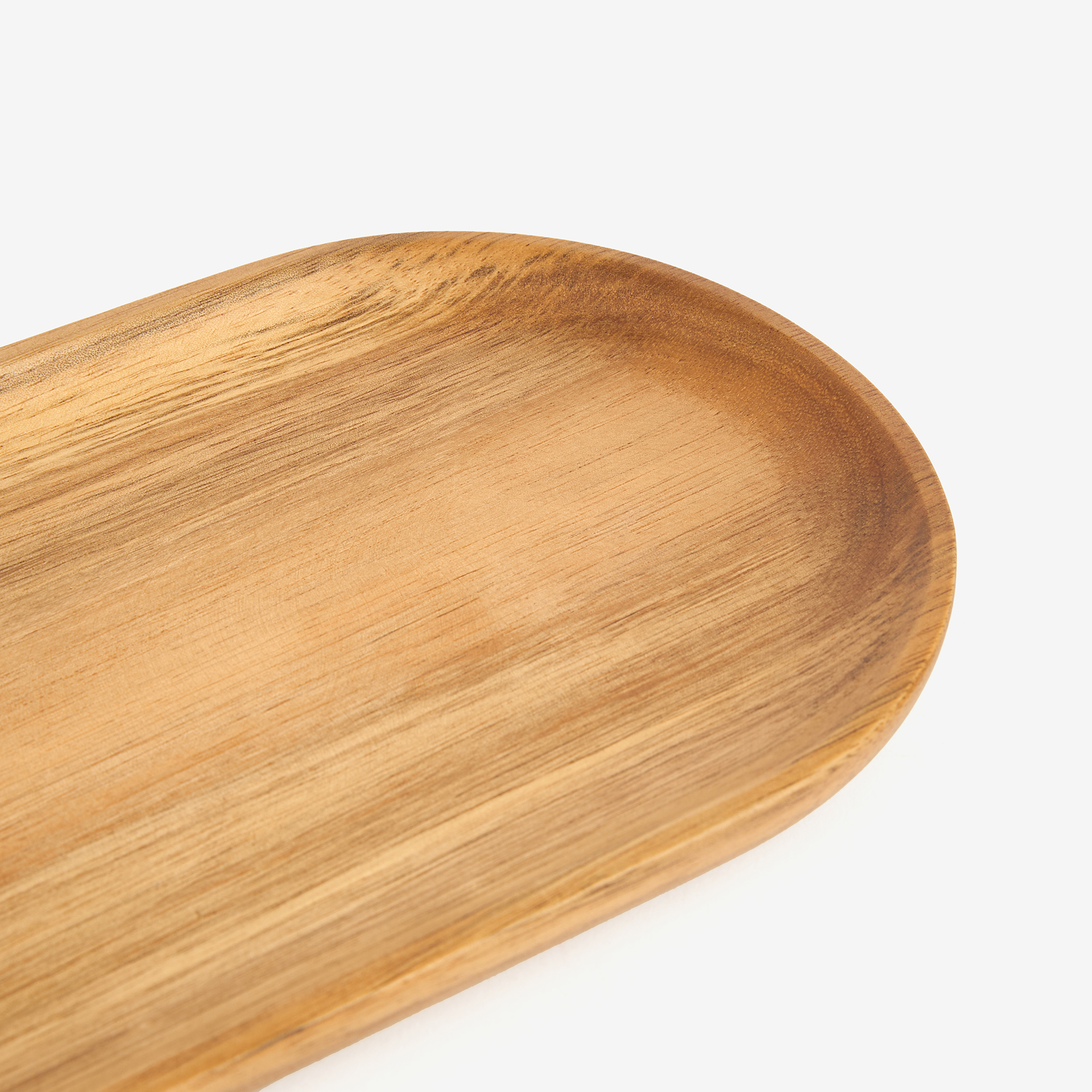 Bandeja de madera de acacia 24x13cm