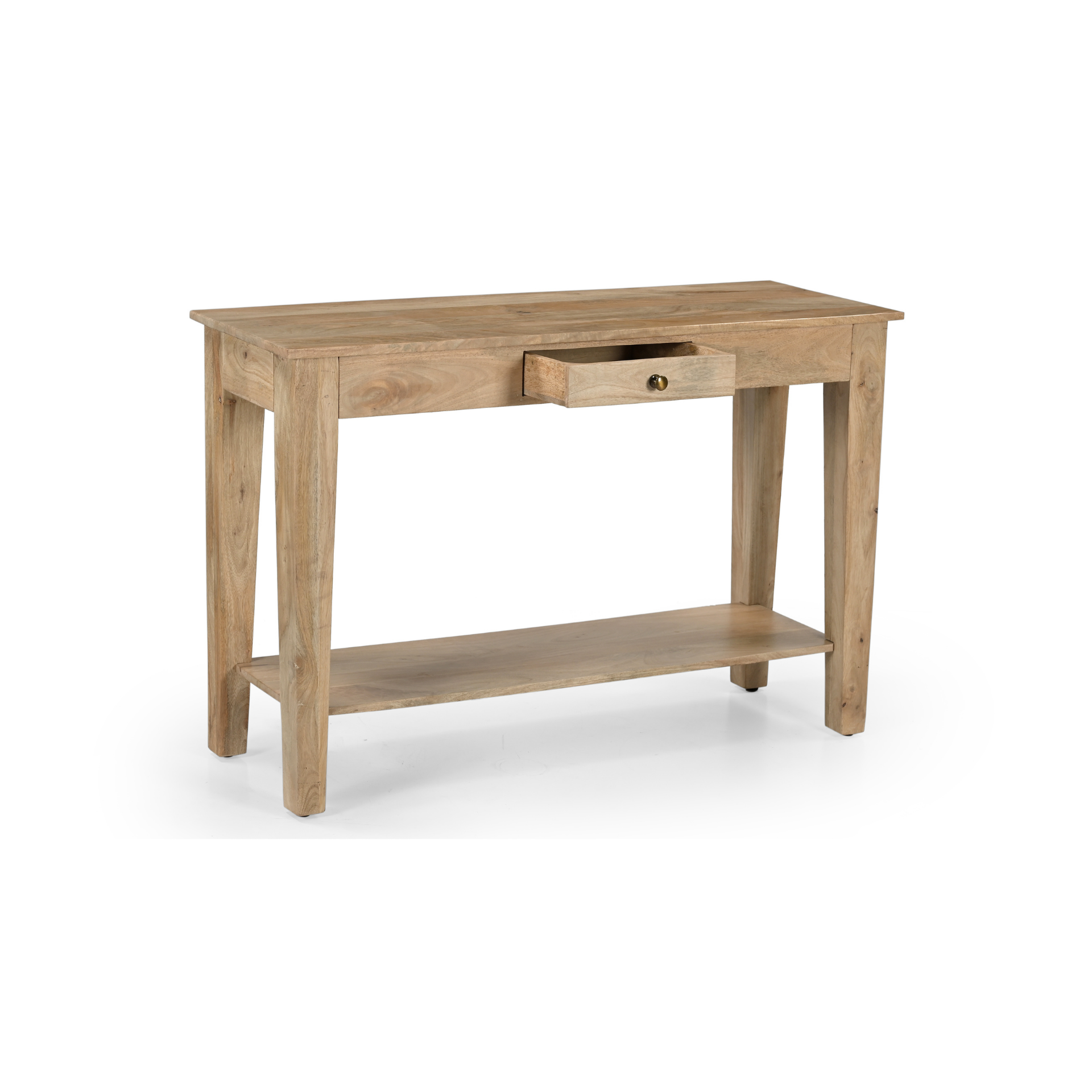 Consola de madera de mango Tallin 120x40x76cm