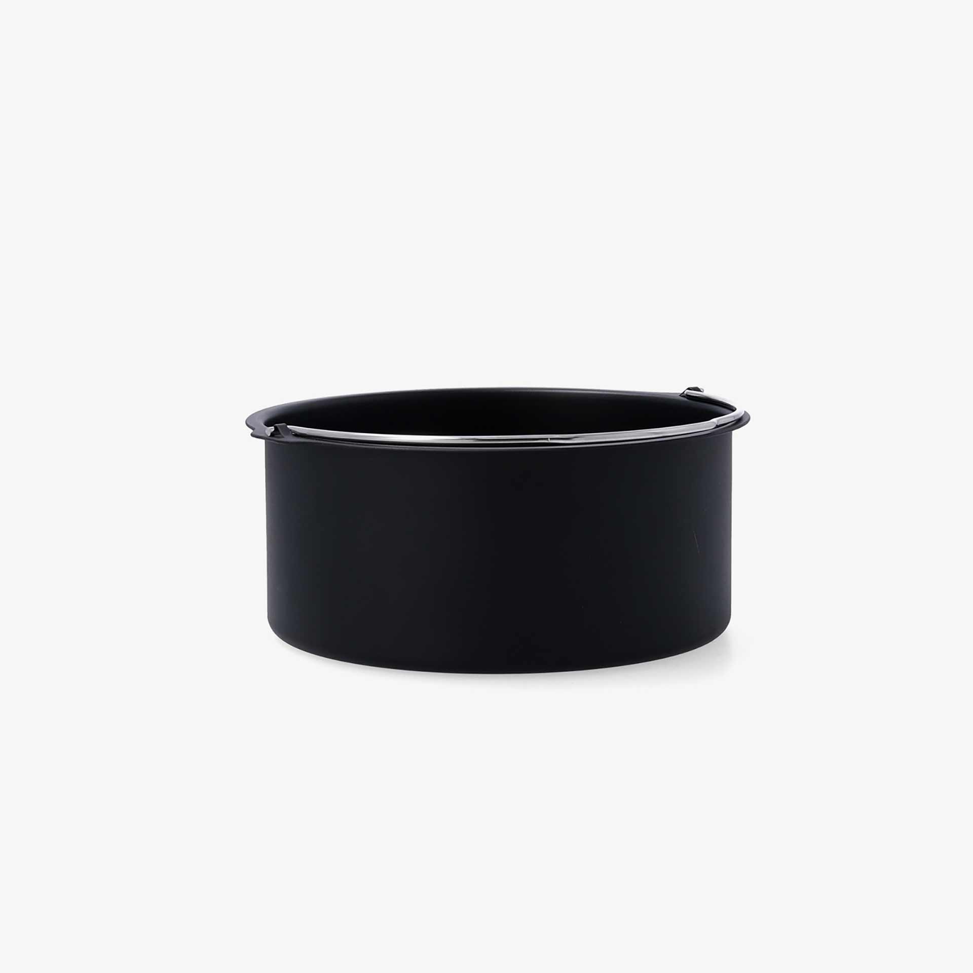 Molde de acero negro con asa 20x8cm para Airfryer