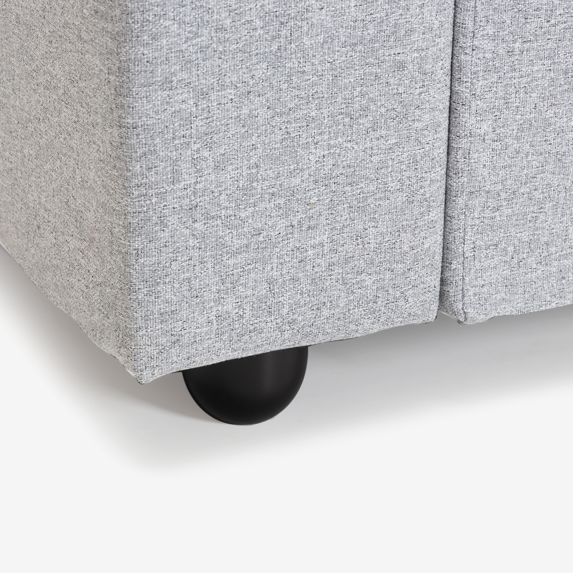 Sofá cama de 3 plazas gris Barita 216x85x85cm