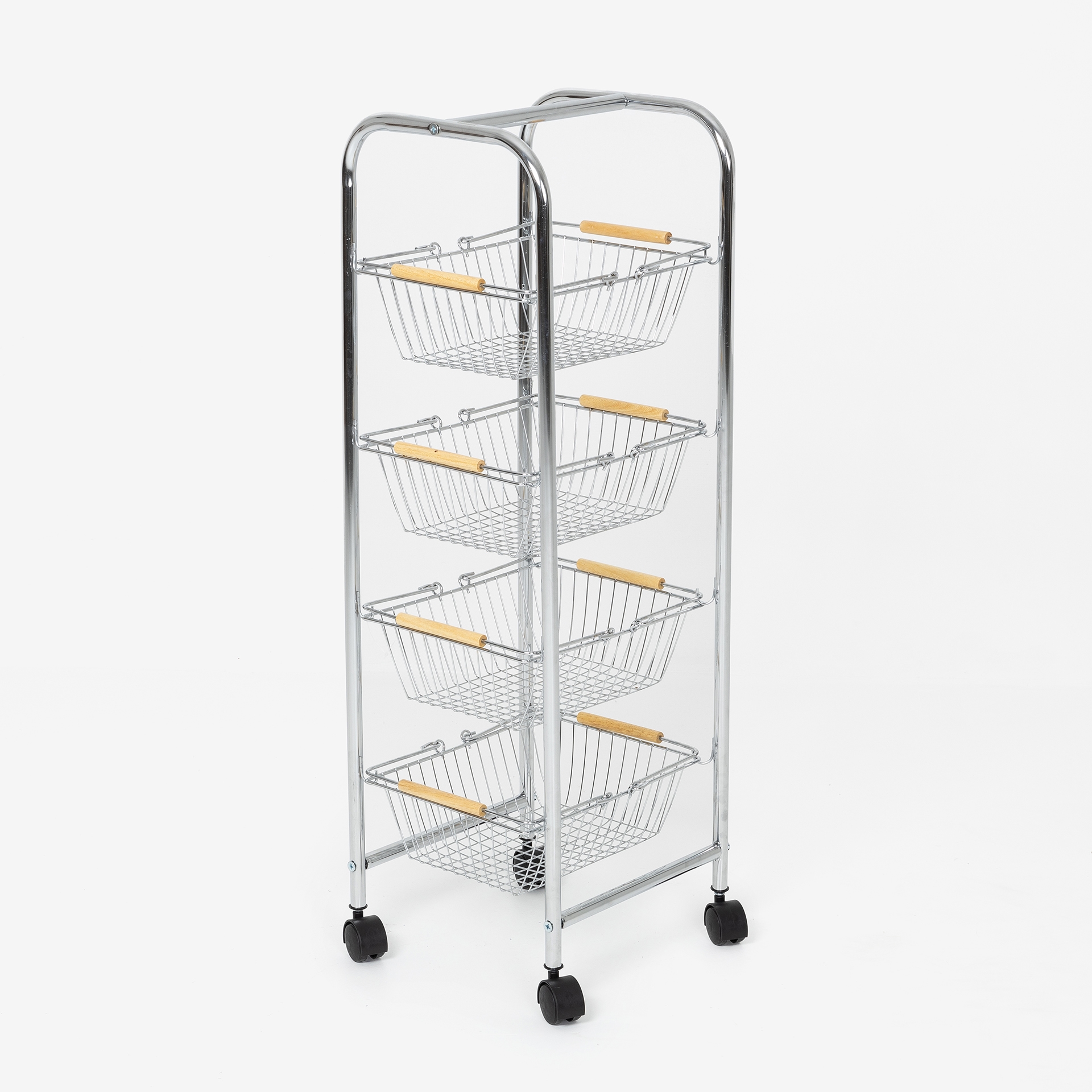 Carro de cocina de acero inoxidable Ammon 28x27x87cm