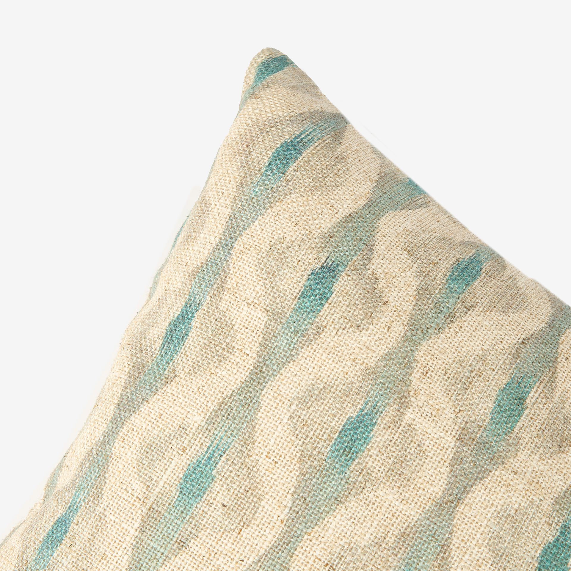 Funda de cojín de algodón beige Tribal 45x45cm