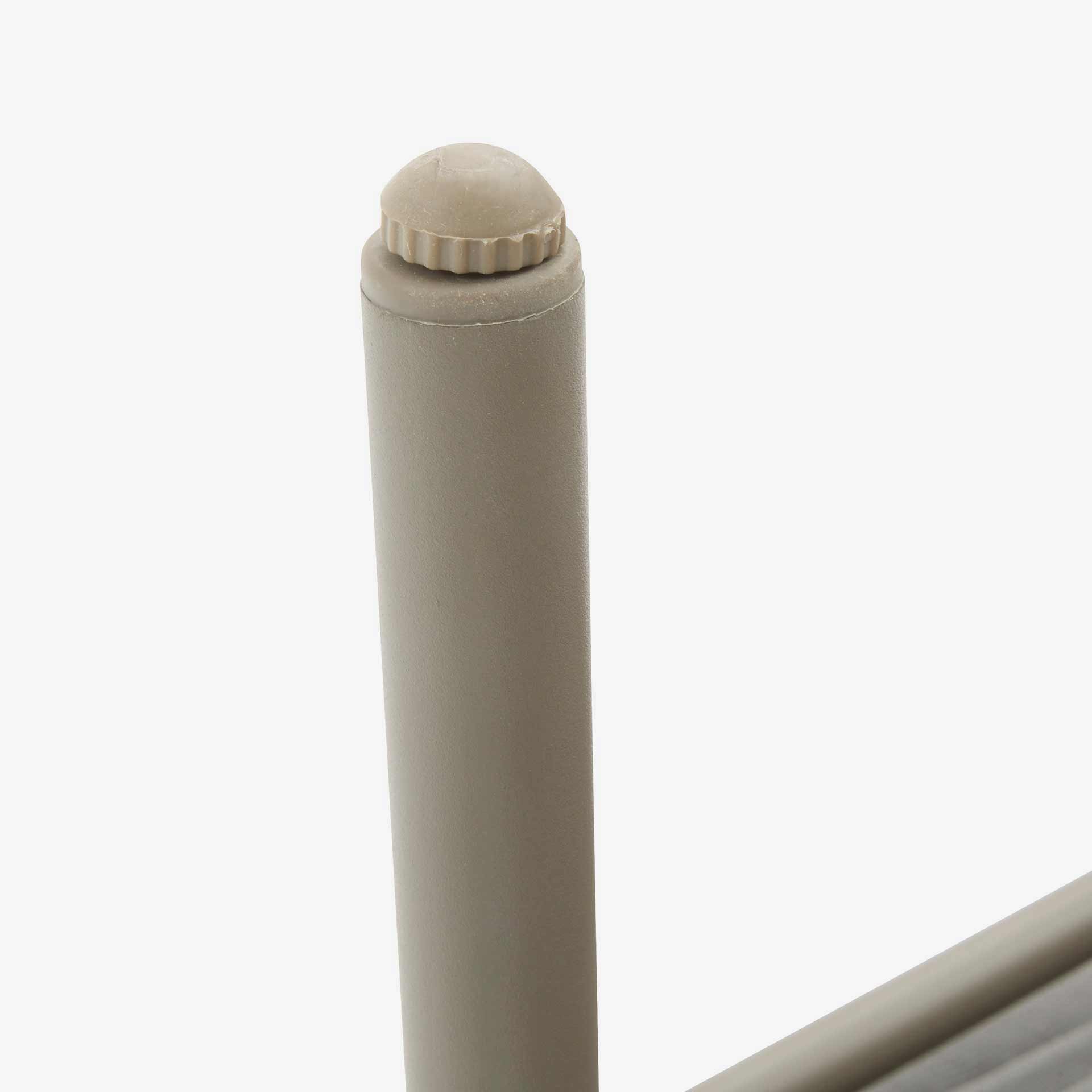 Conjunto de jard&iacute;n para 4 personas de acero cafe Solani