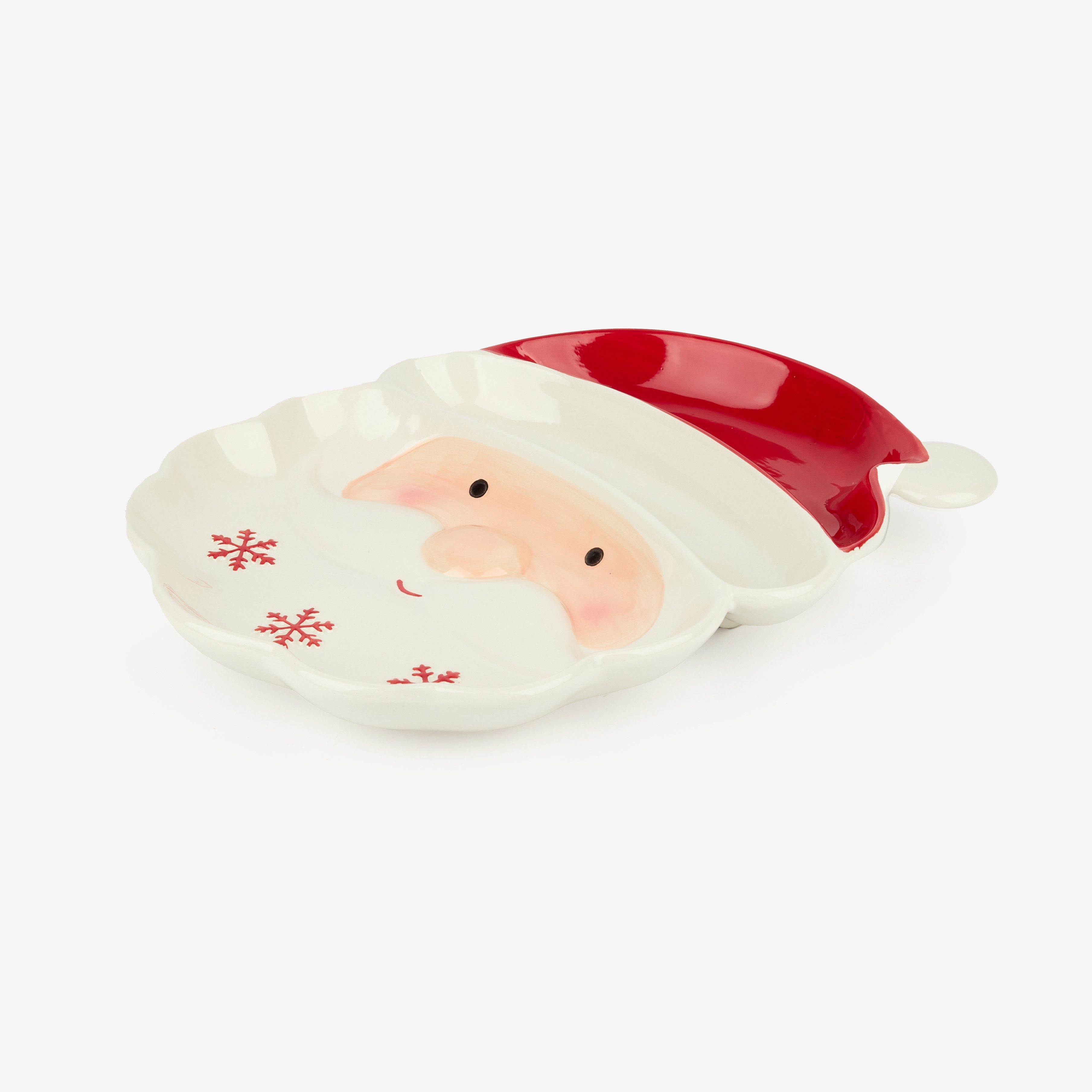 Plato de dolomita Santa Claus 31x23x3,5cm