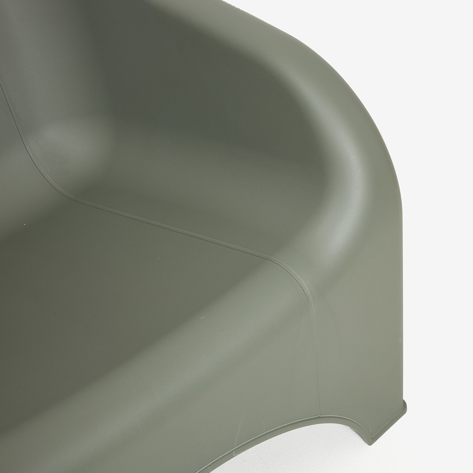 Silla de jard&iacute;n apilable de polipropileno verde Patmos 78x71x79cm