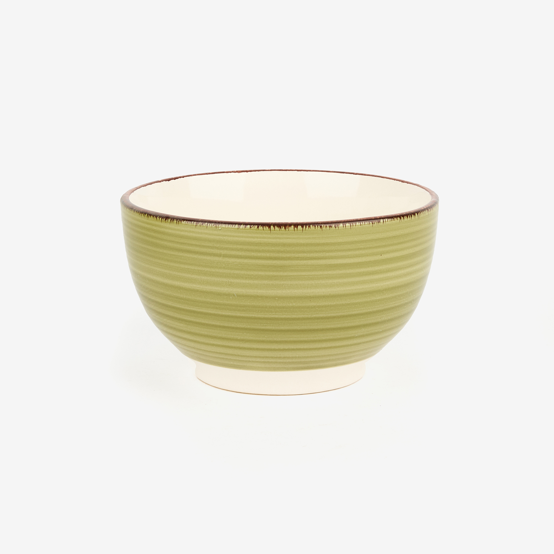 Bol de gres verde Bernal &Oslash;14x8cm 65cl