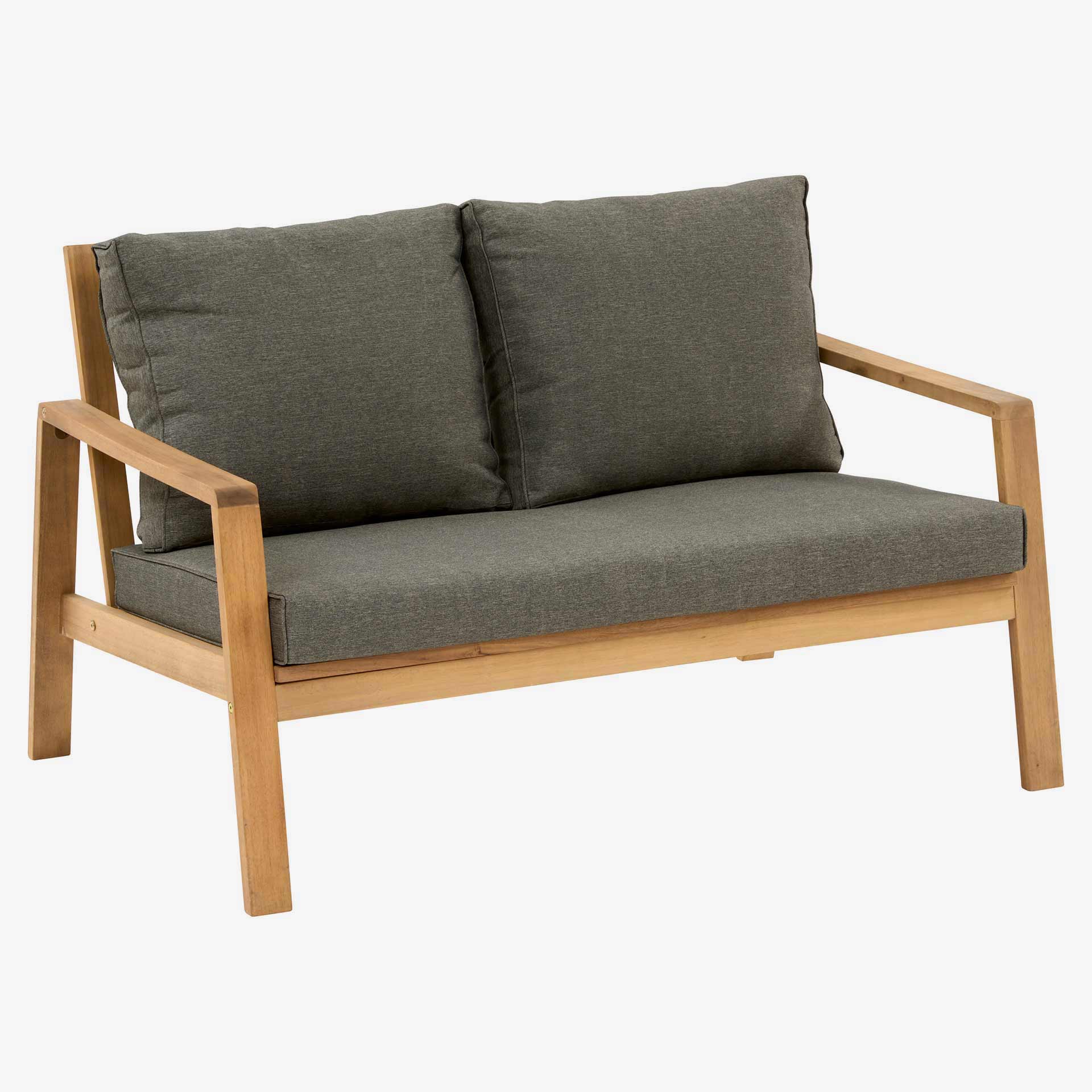 Conjunto de jard&iacute;n para 4 personas de madera de acacia Tiwin